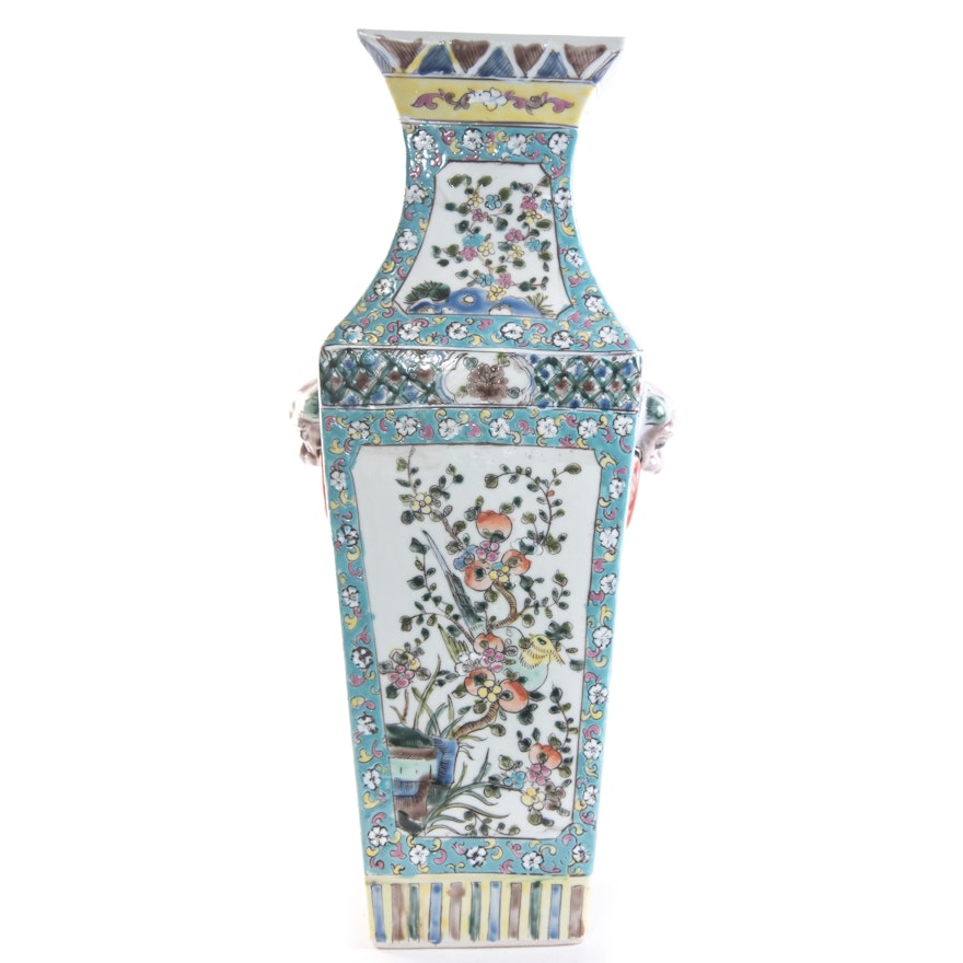 Chinese Hand Painted Ceramic Vase