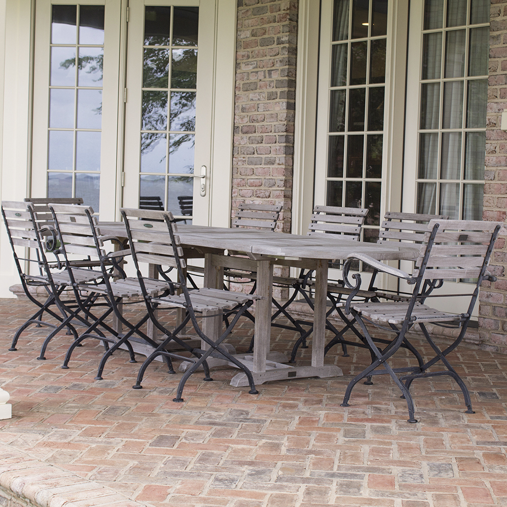 Smith and hawken on sale wrought iron furniture