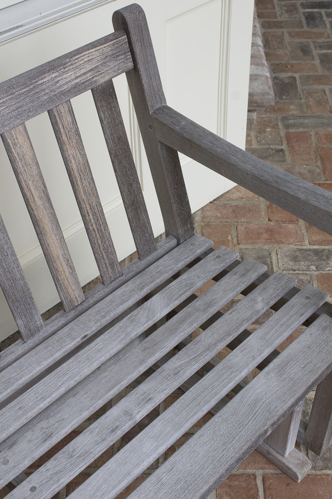 Vintage Smith & Hawken Teak Glider Bench