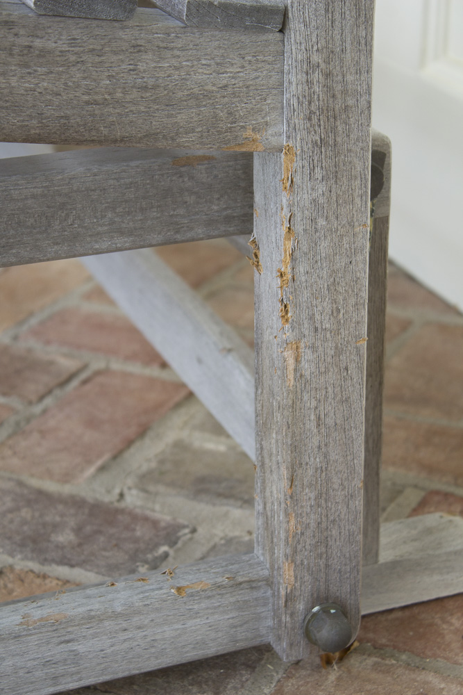 Vintage Smith & Hawken Teak Glider Bench