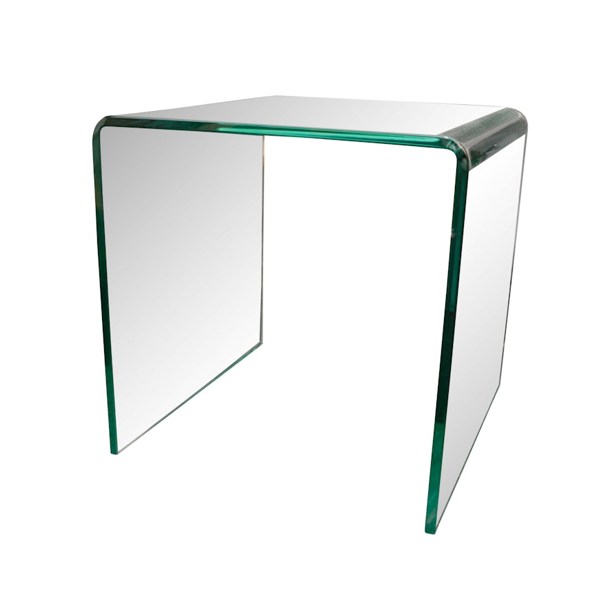 Contemporary Glass Accent Table