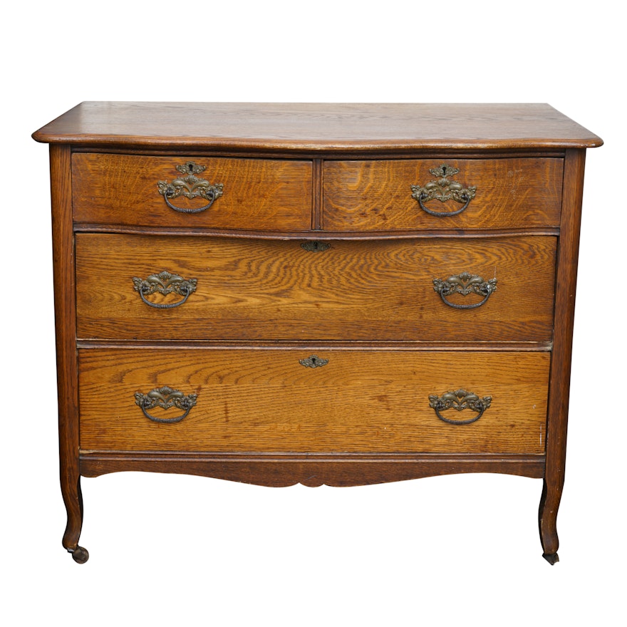 Oak Vintage Chest Of Drawers