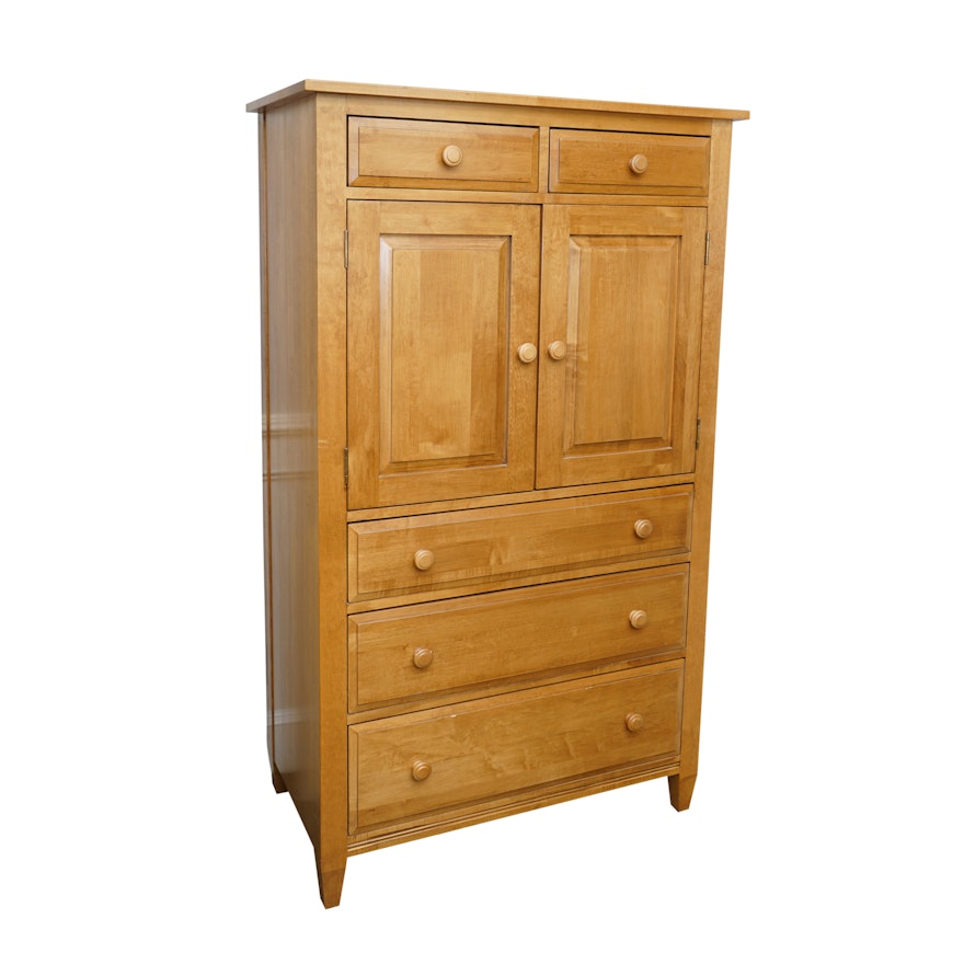 "Country Colors" Chest of Drawers with Cabinet by Ethan Allen