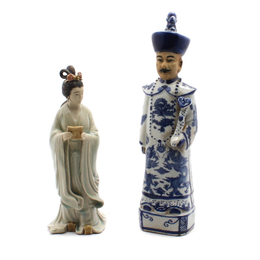 Vintage Chinese Ceramic Figurines
