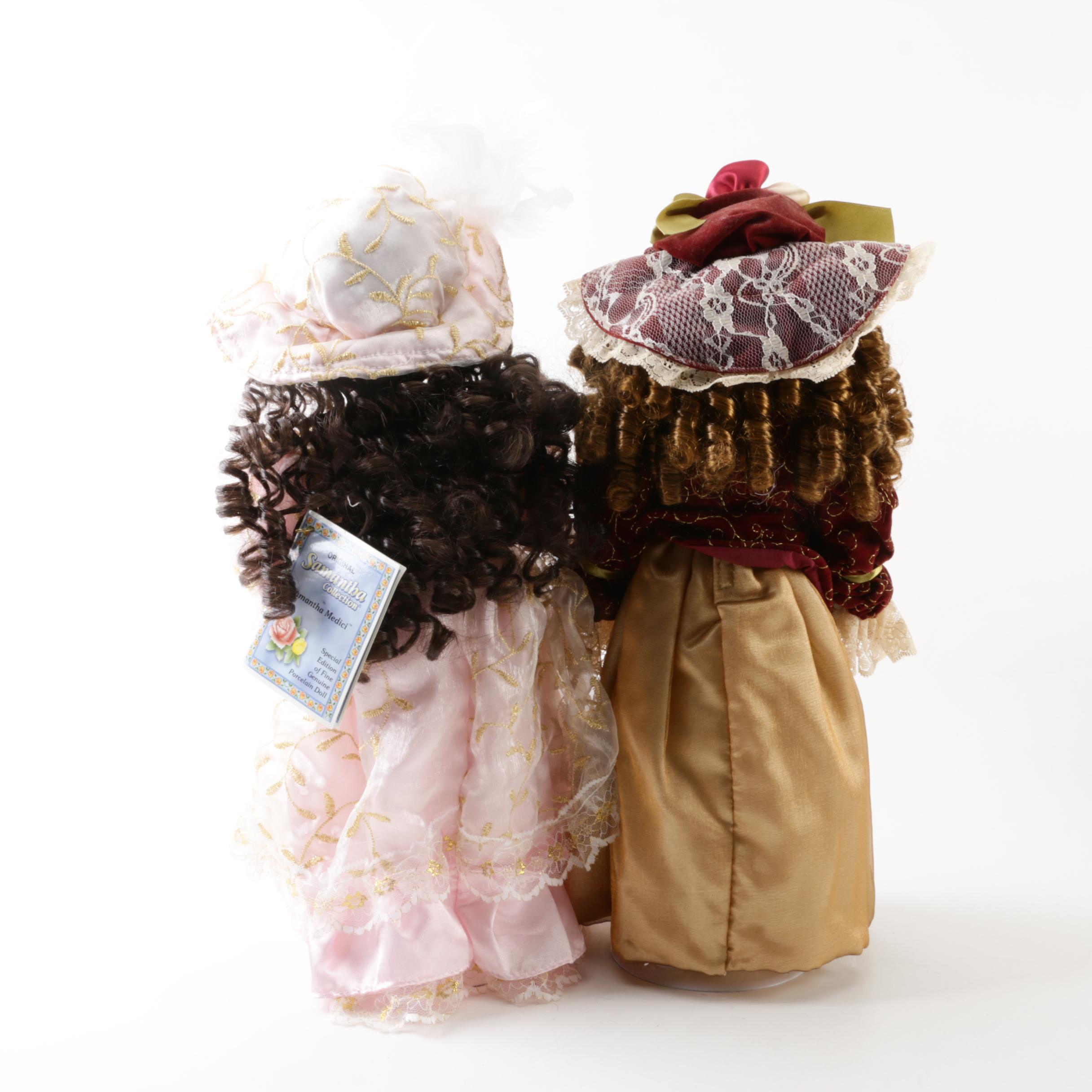 Vintage Victorian Style Porcelain Dolls