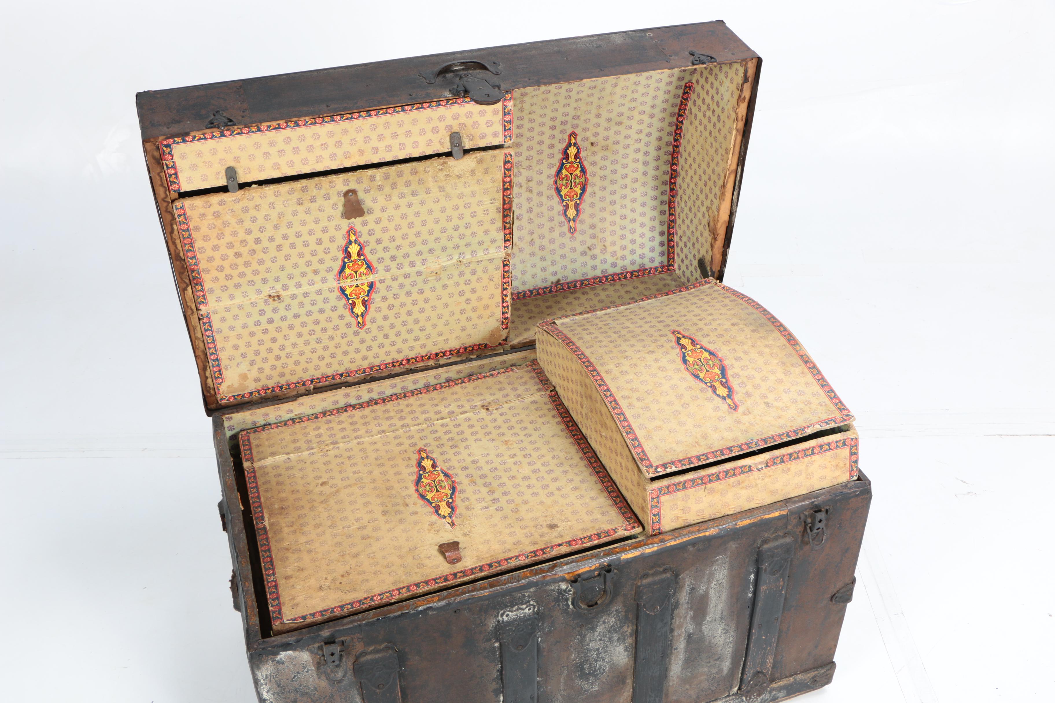 Antique Steamer Trunk