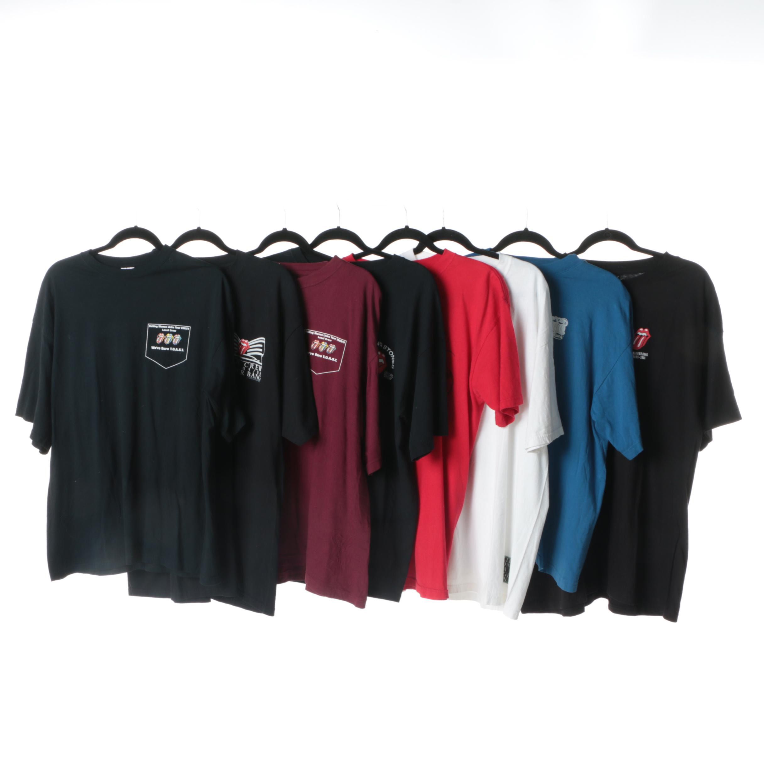 2000s Rolling Stones Concert Crew T-Shirts