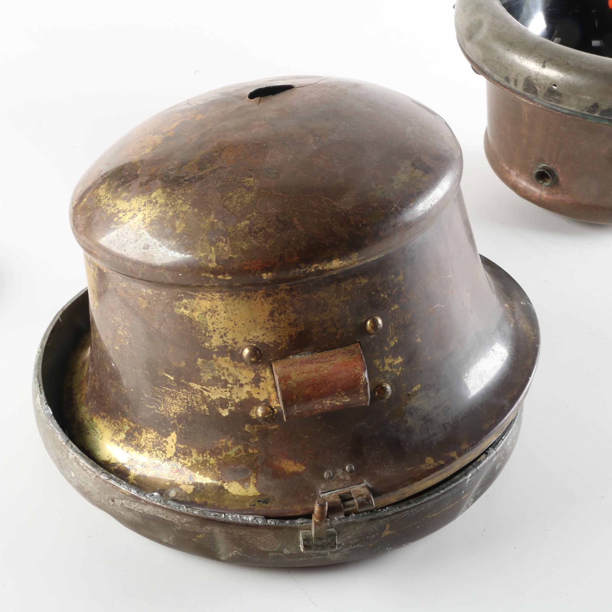 Early 20th Century Automotive Headlamp Housings and More