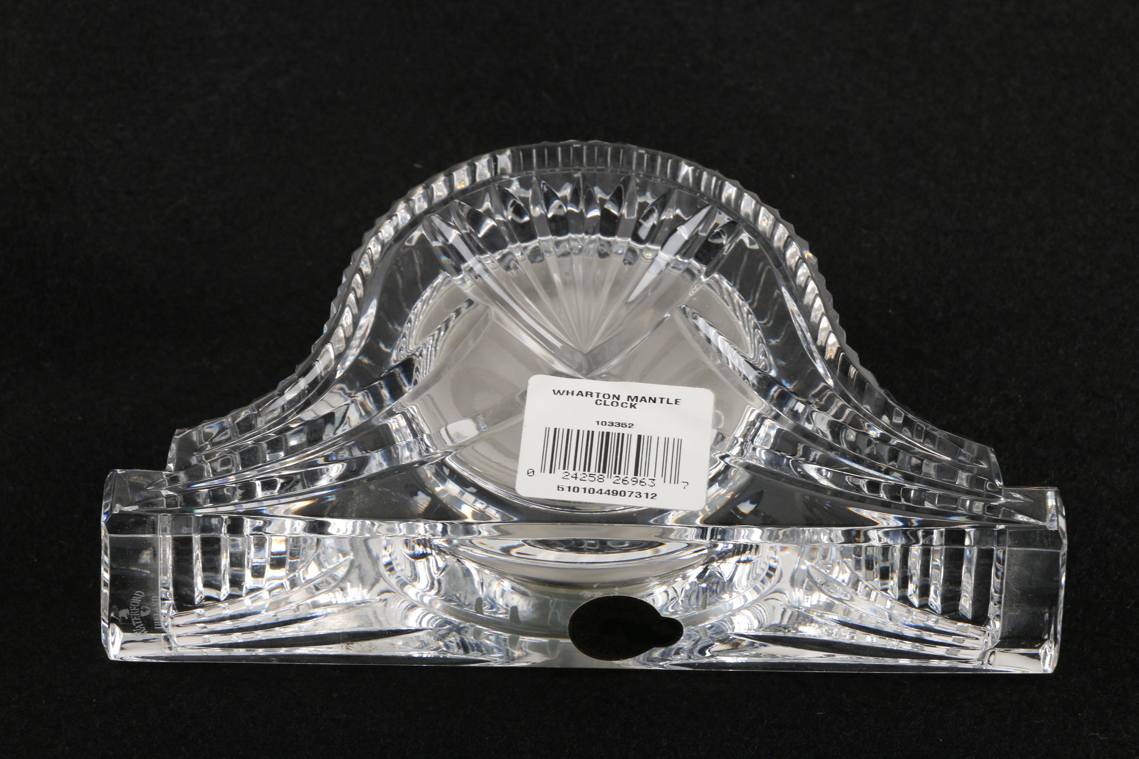 Waterford Crystal "Heritage Wharton" Mantel Clock