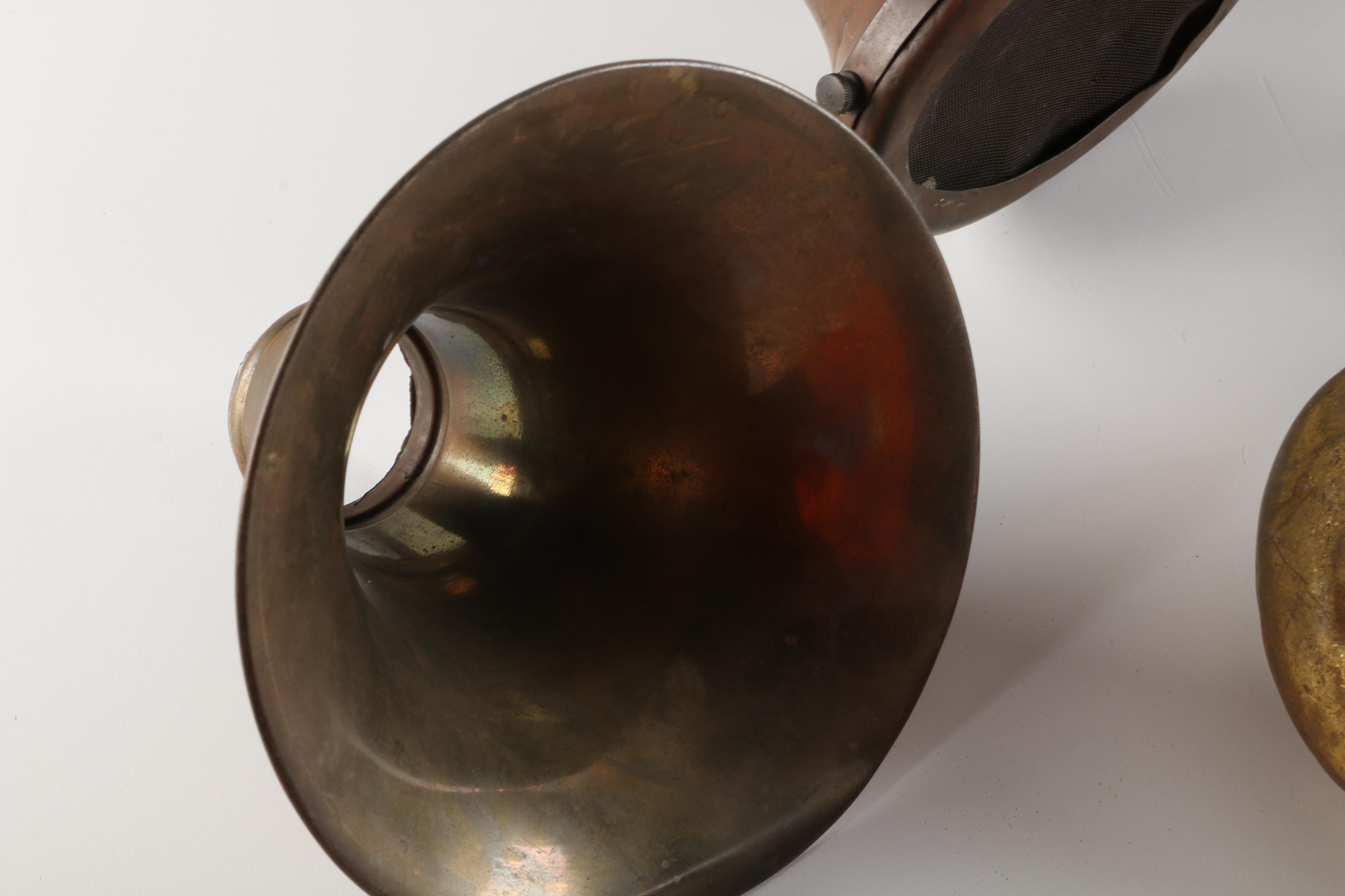 Brass Nonpareil Ford Model T Horns and Other Automotive Parts