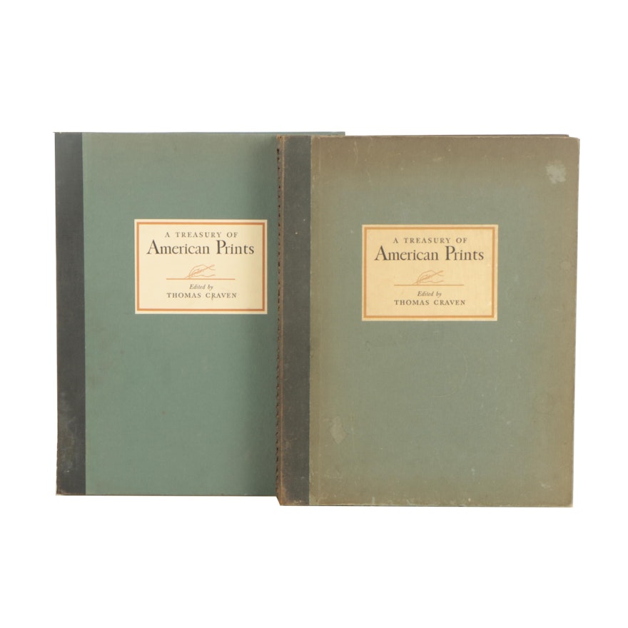 Simon and Schuster Art Catalogs "A Treasury of American Prints"