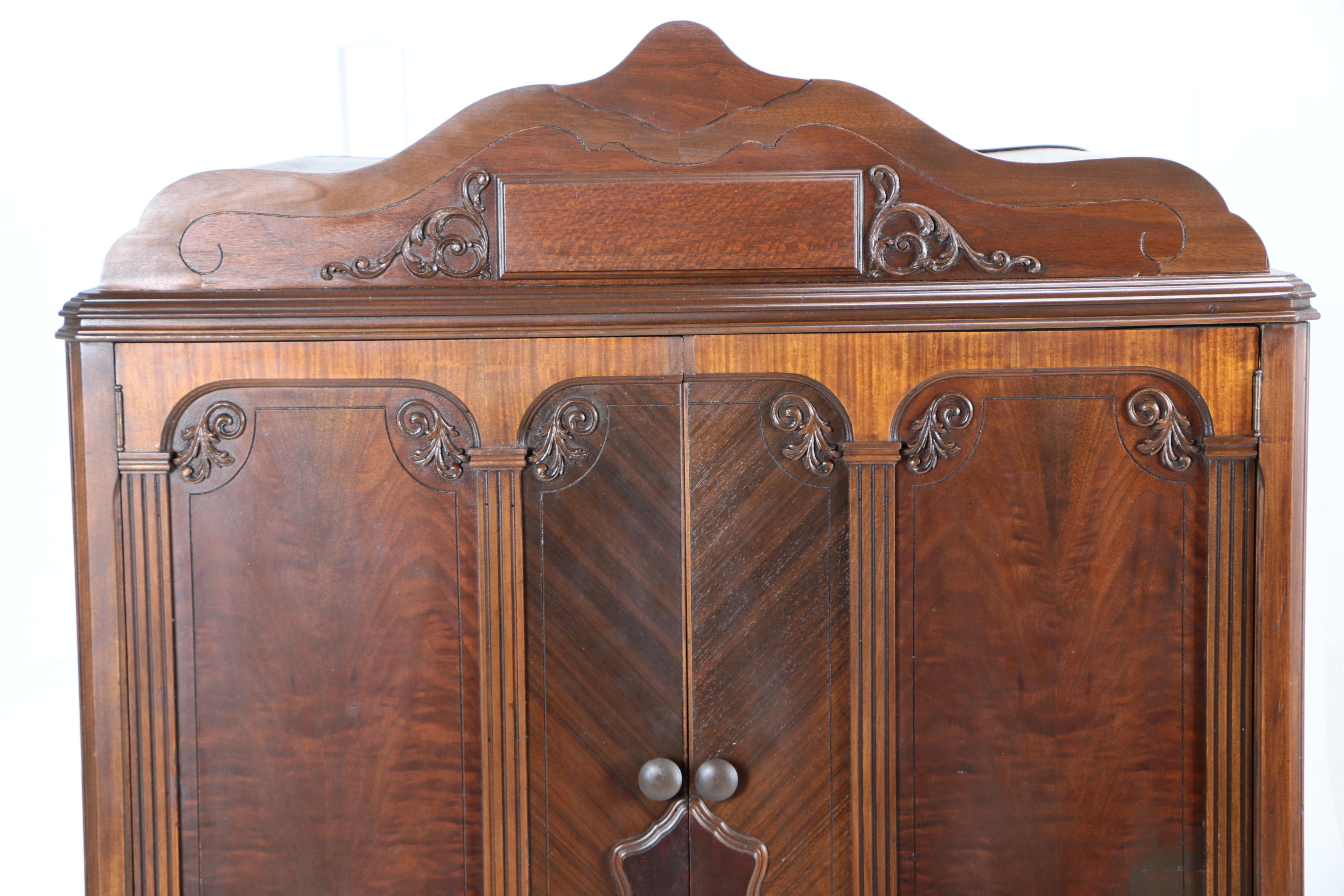 Vintage Mahogany Wardrobe
