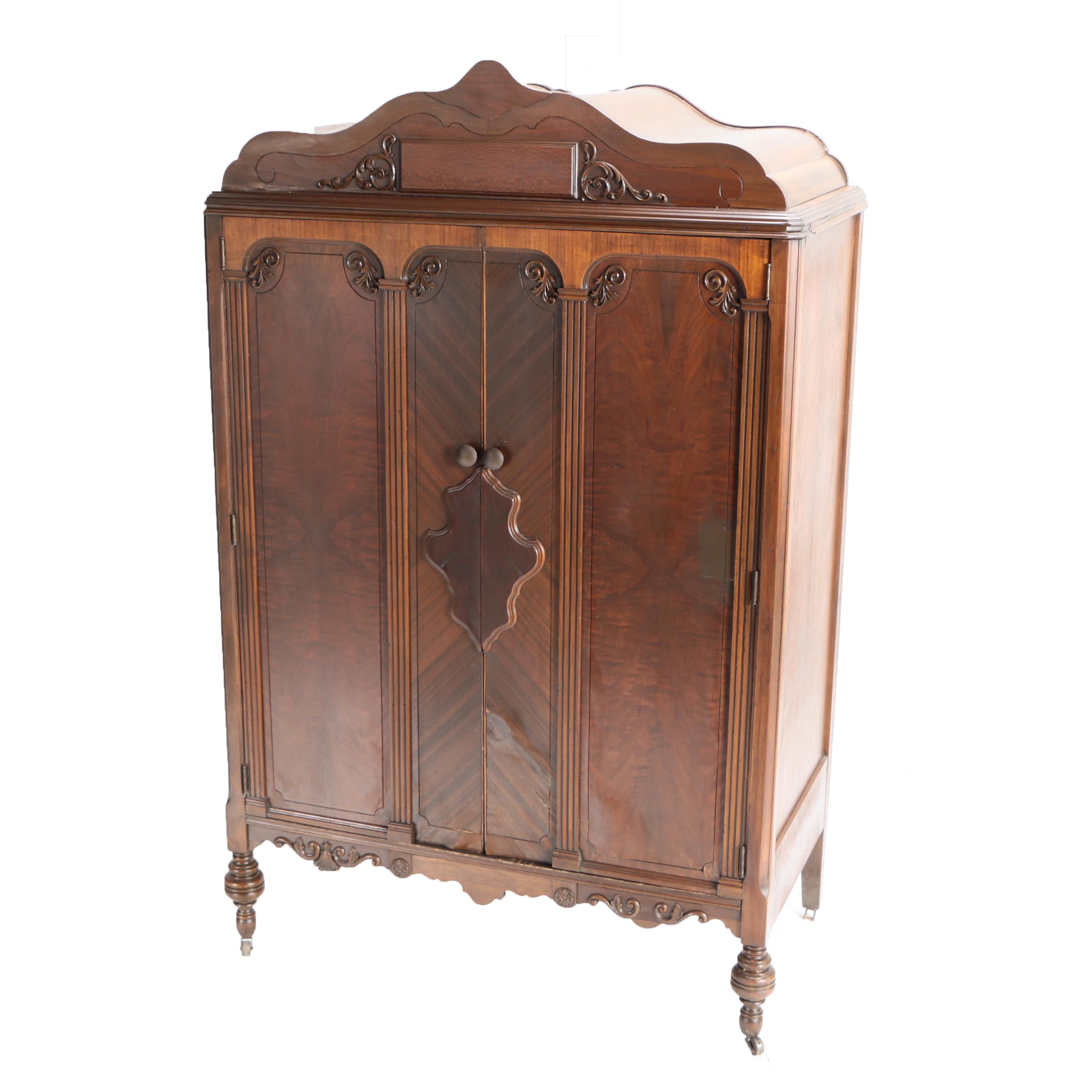 Vintage Mahogany Wardrobe