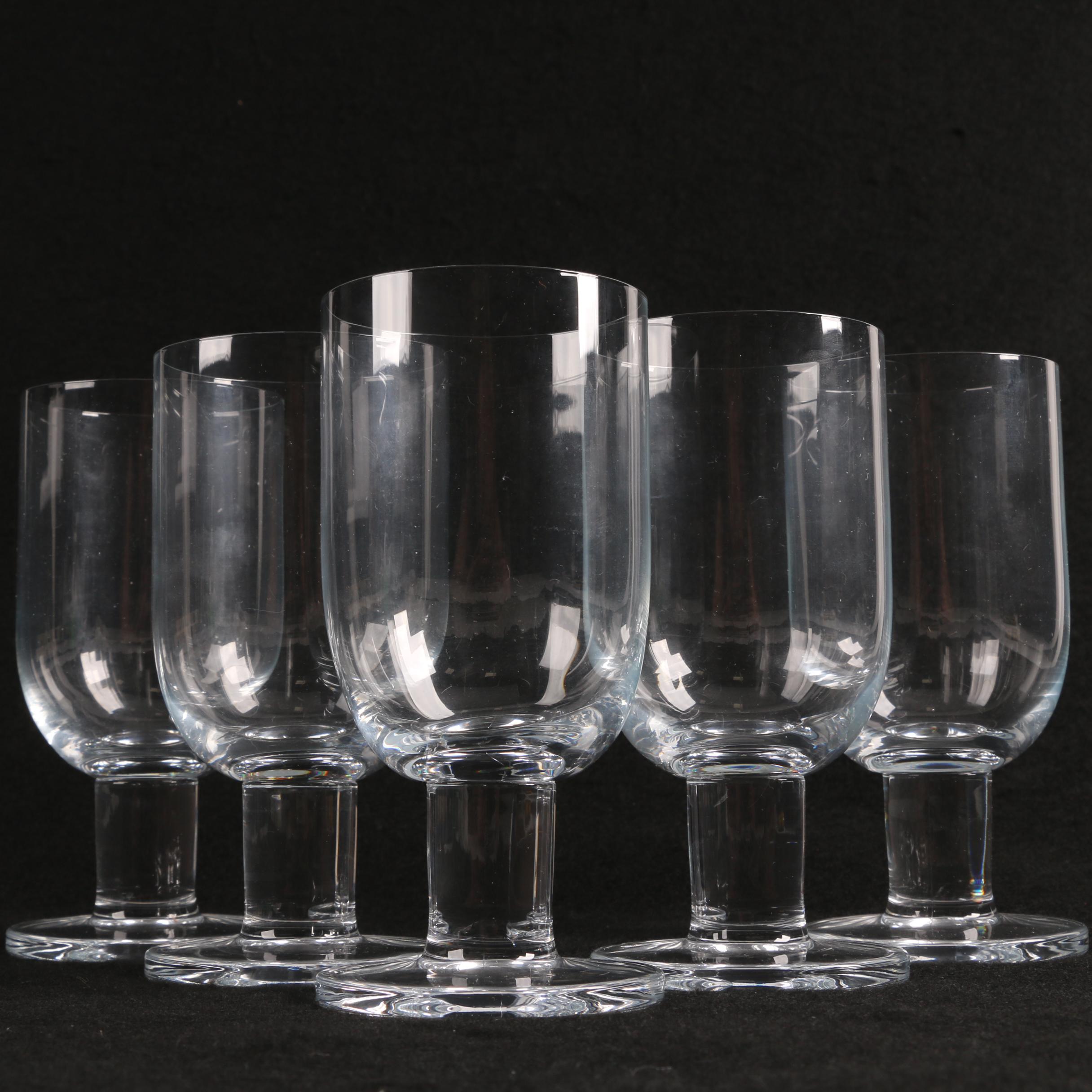 Clear Glass Iced Beverage Glasses