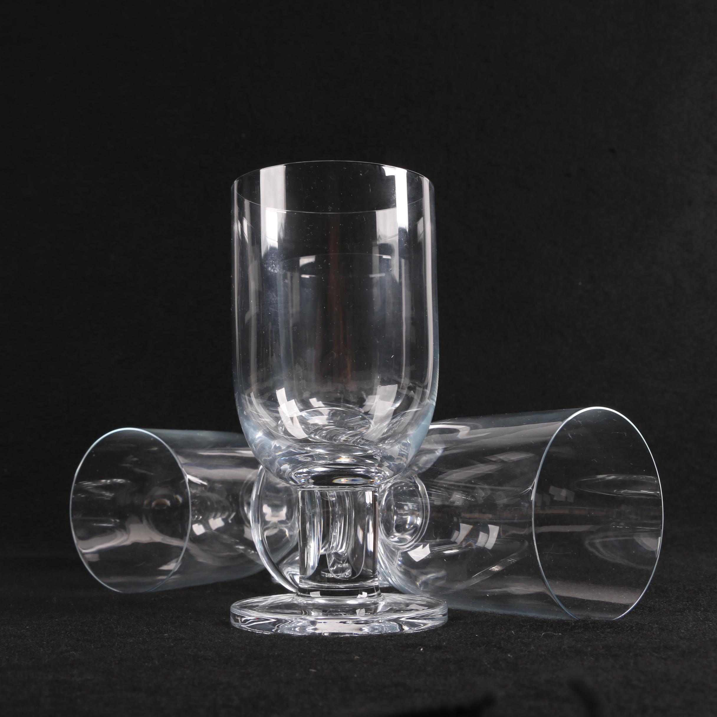 Clear Glass Iced Beverage Glasses