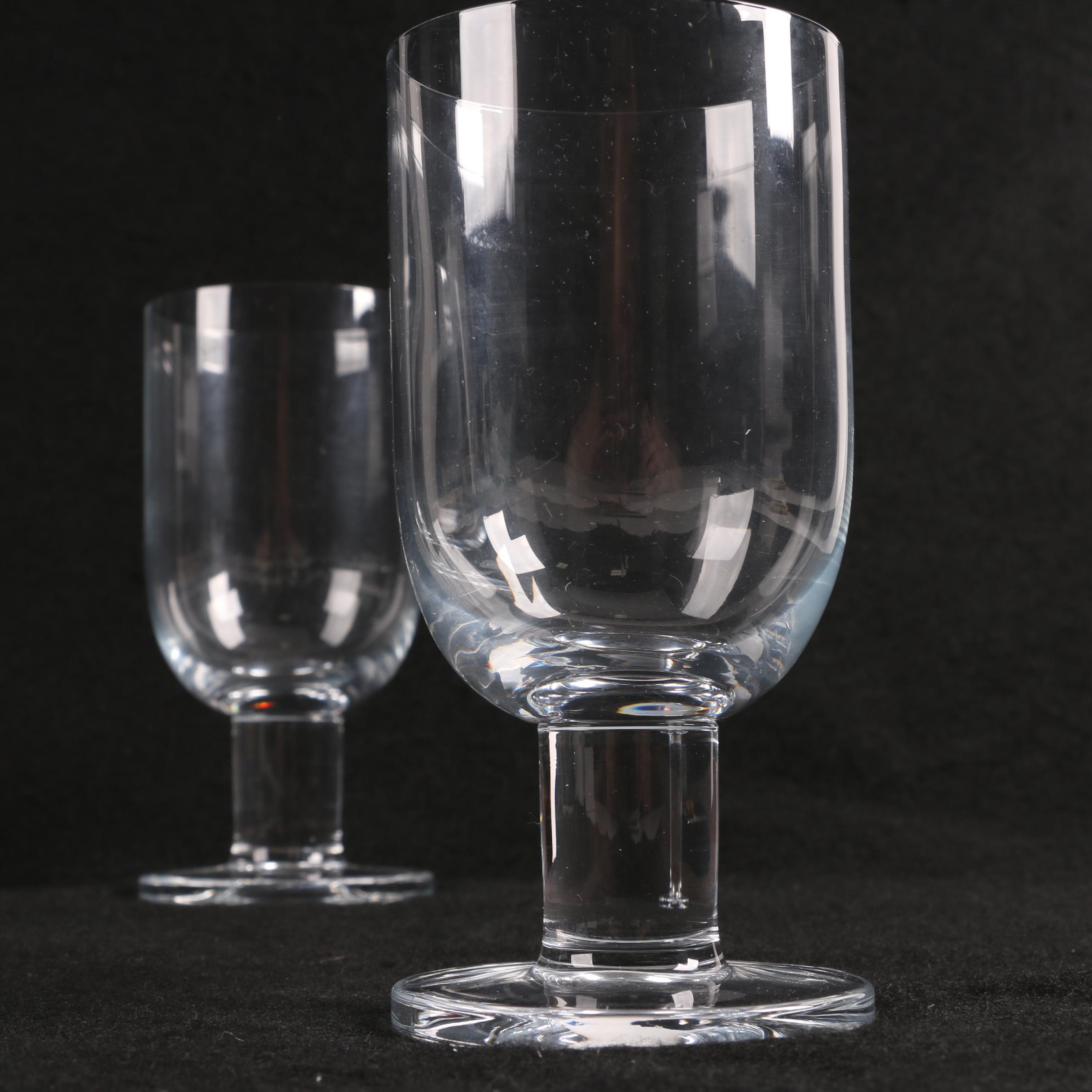 Clear Glass Iced Beverage Glasses