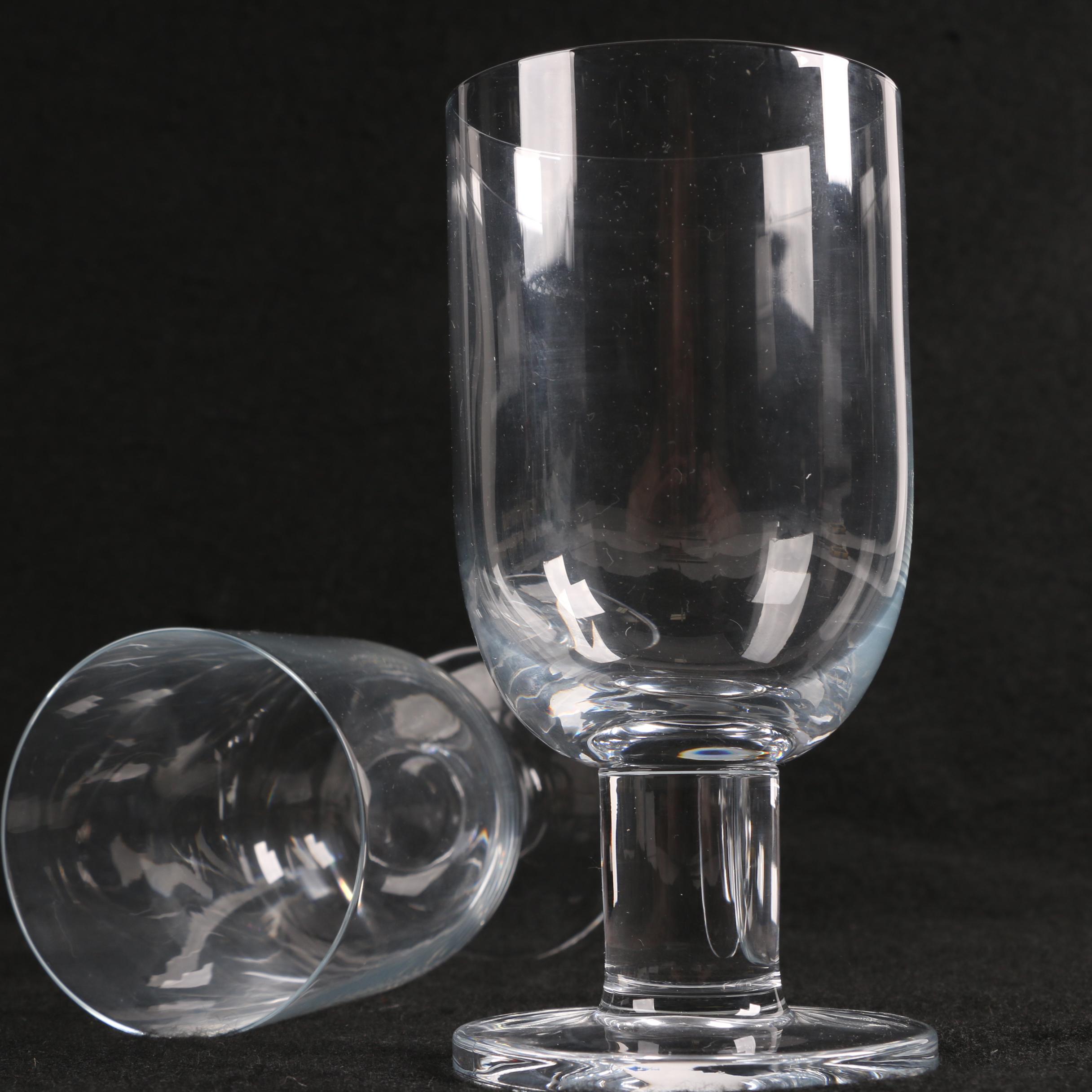 Clear Glass Iced Beverage Glasses