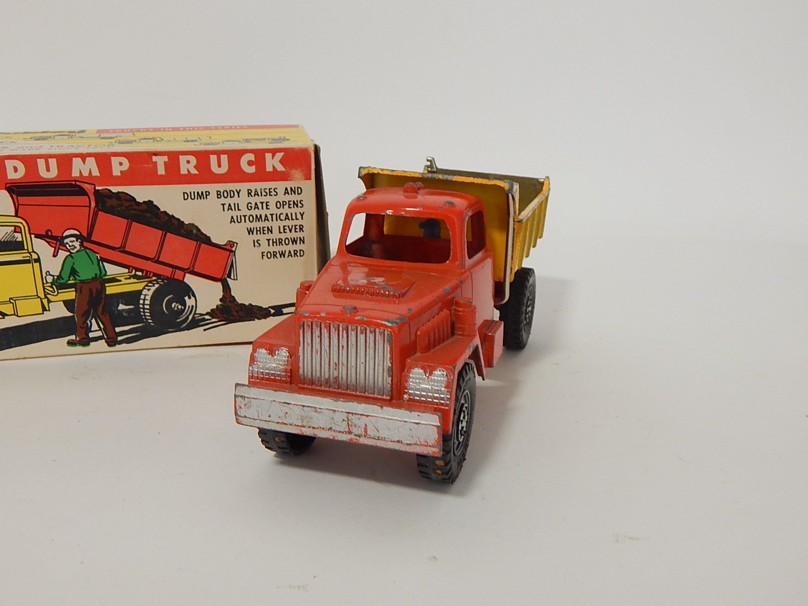 Vintage 1950s Hubley #801 Dump Truck with Original Box
