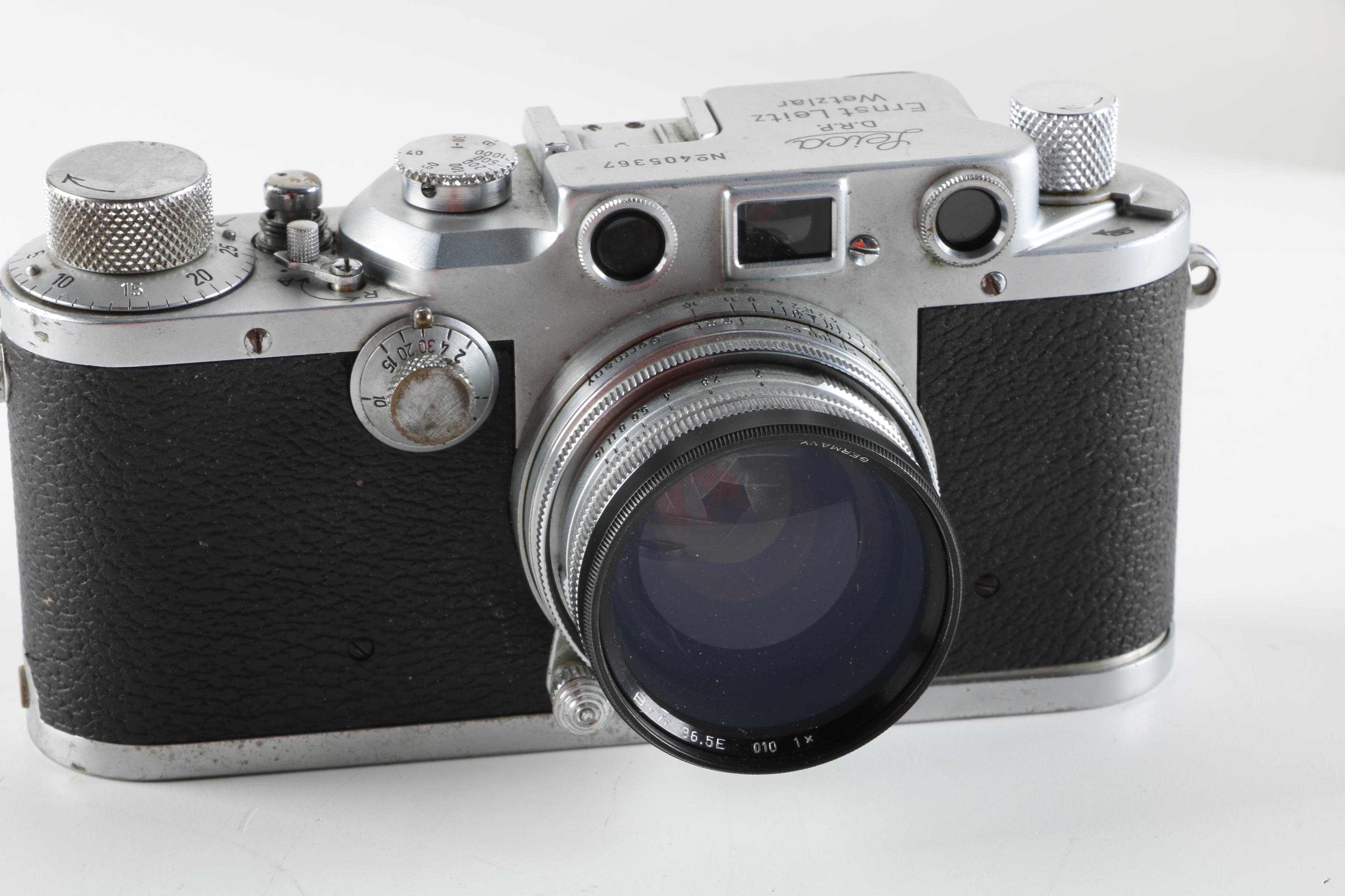 Leica DRP Ernst Leitz Wetzlar Camera and Kodak Brownie Target Camera