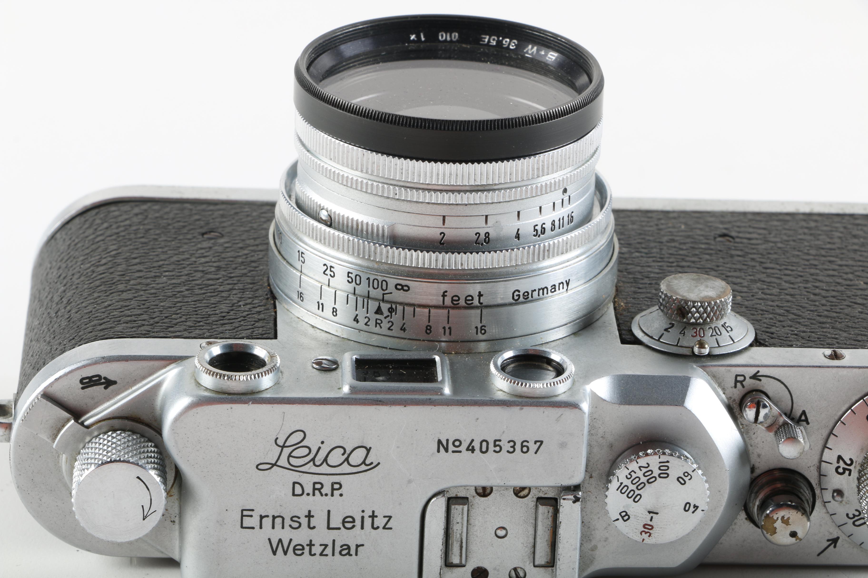 Leica DRP Ernst Leitz Wetzlar Camera and Kodak Brownie Target Camera