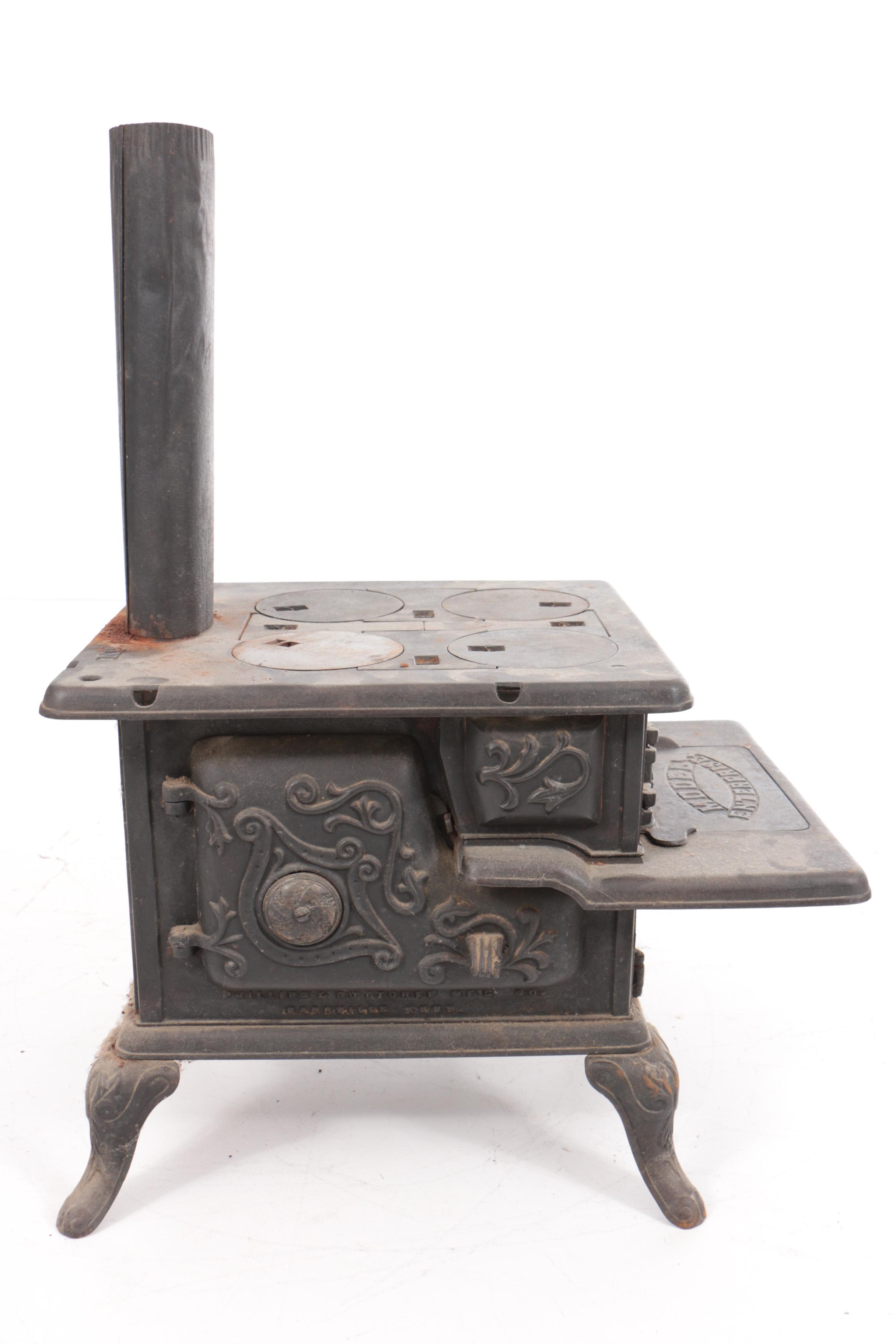 Antique Cast Iron Salesman Sample Stoves, Including Phillips & Buttorff Mfg. Co.