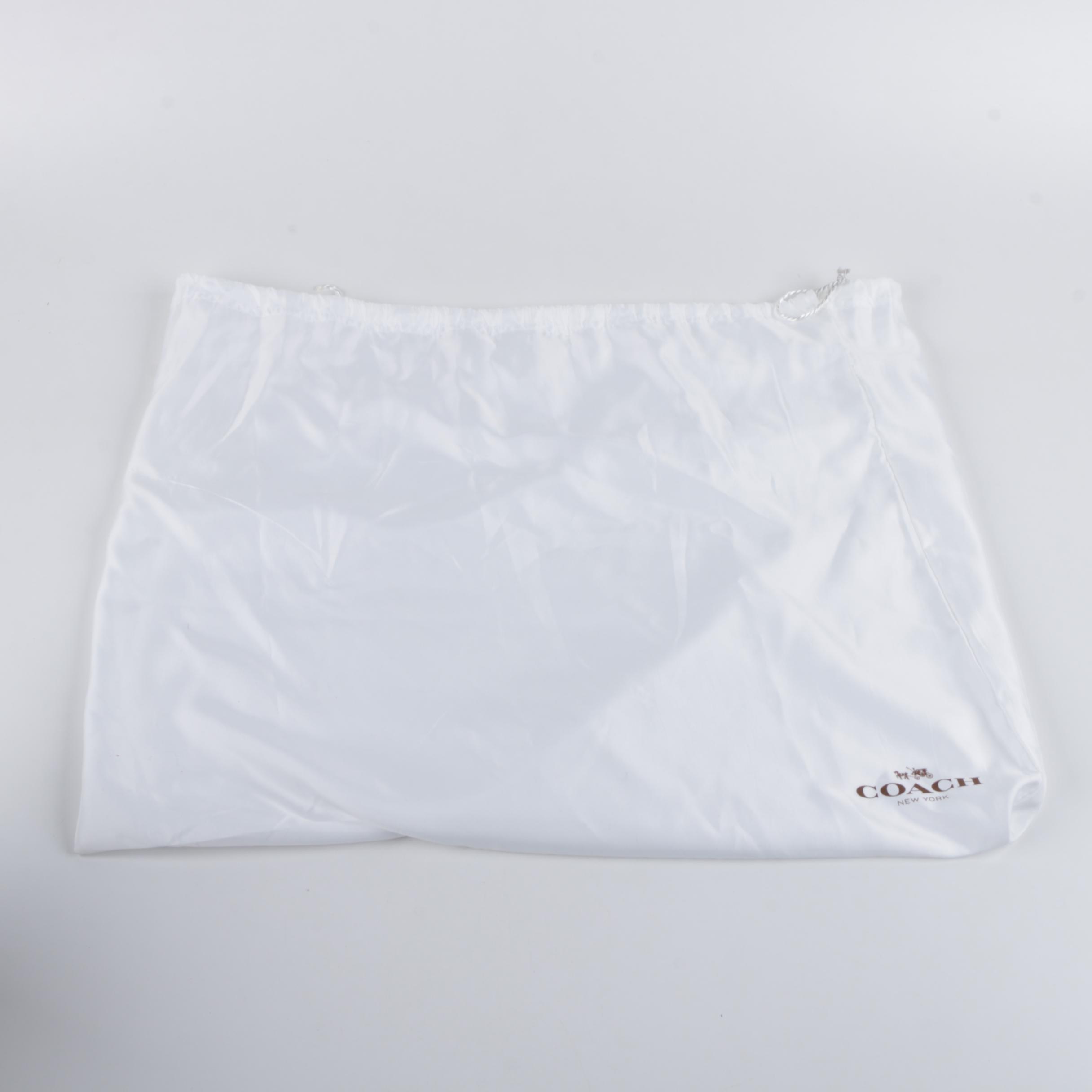 Coach Woven Leather Taxi Tote Handbag and Matching Wallet and Pouches