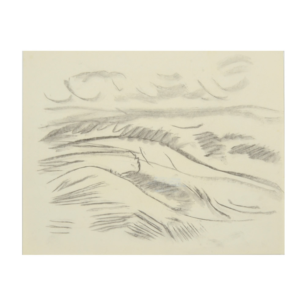 Paul Chidlaw Original Graphite Landscape