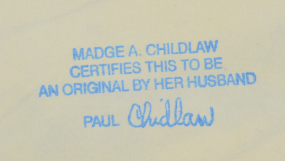 Paul Chidlaw Original Graphite Landscape