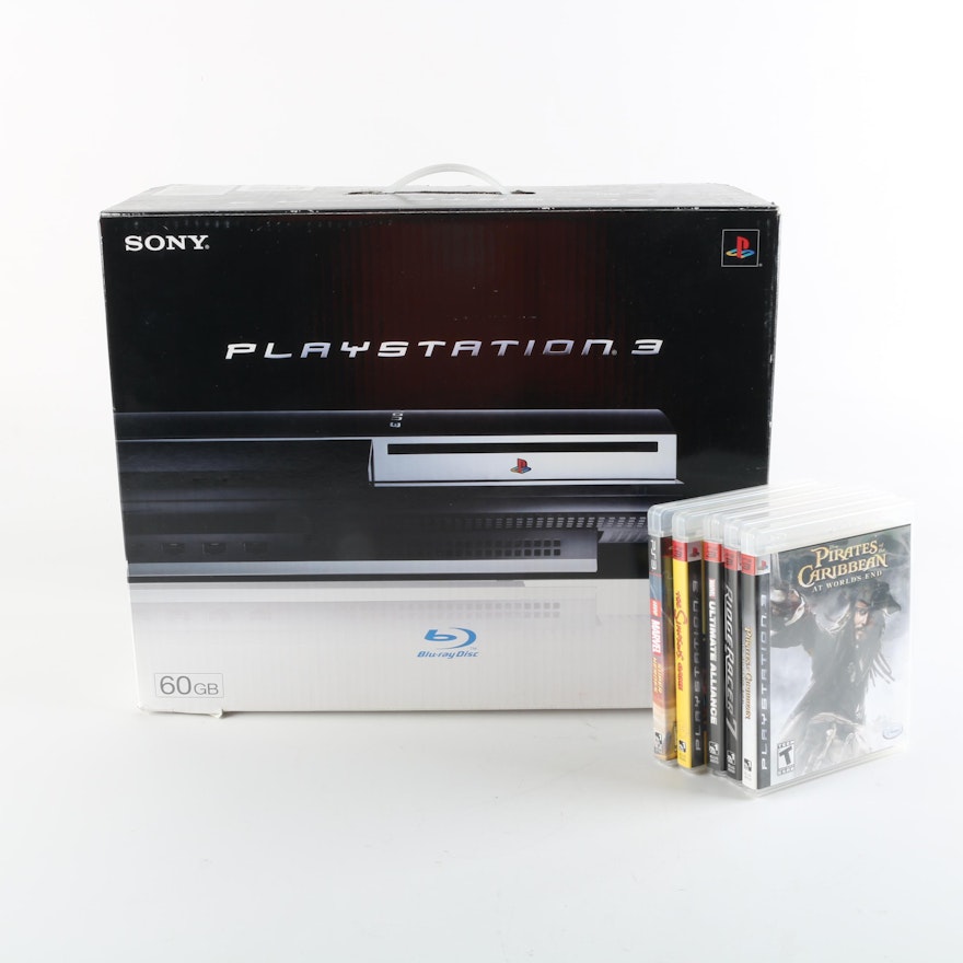 Sony Playstation 3 Console and Games