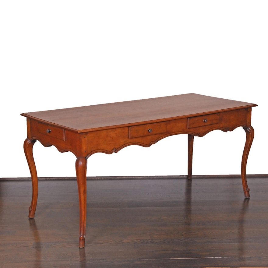French Provincial Style Library Table