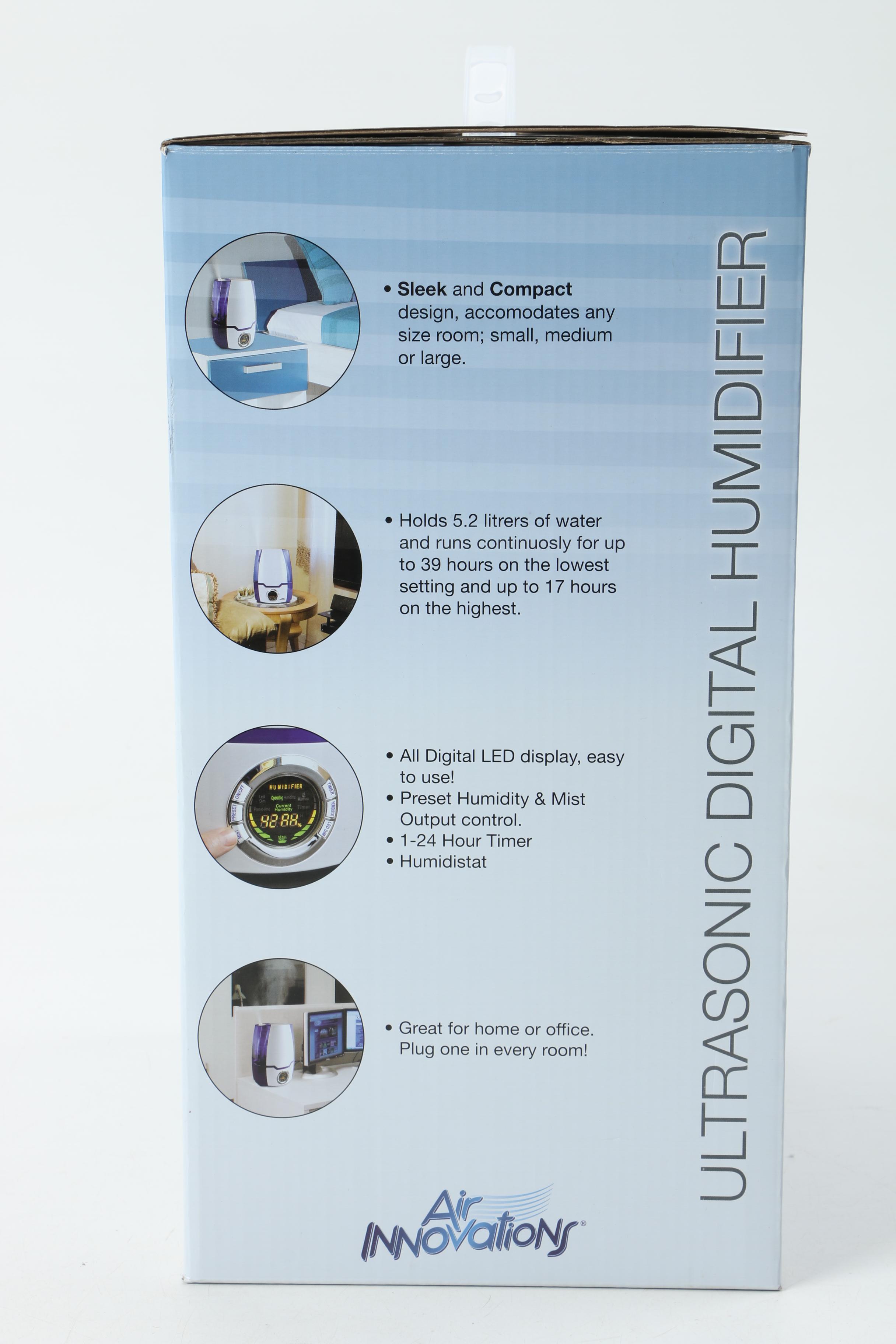 Air Innovations Ultrasonic Digital Humidifier