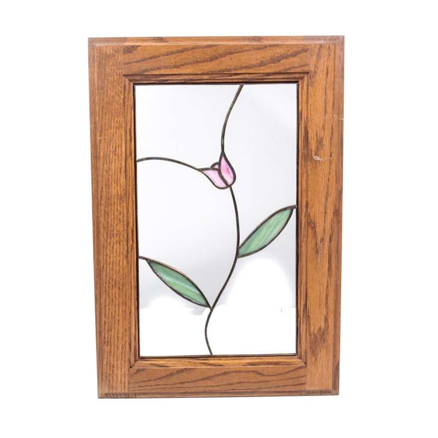 Stained Glass Wall Mirror