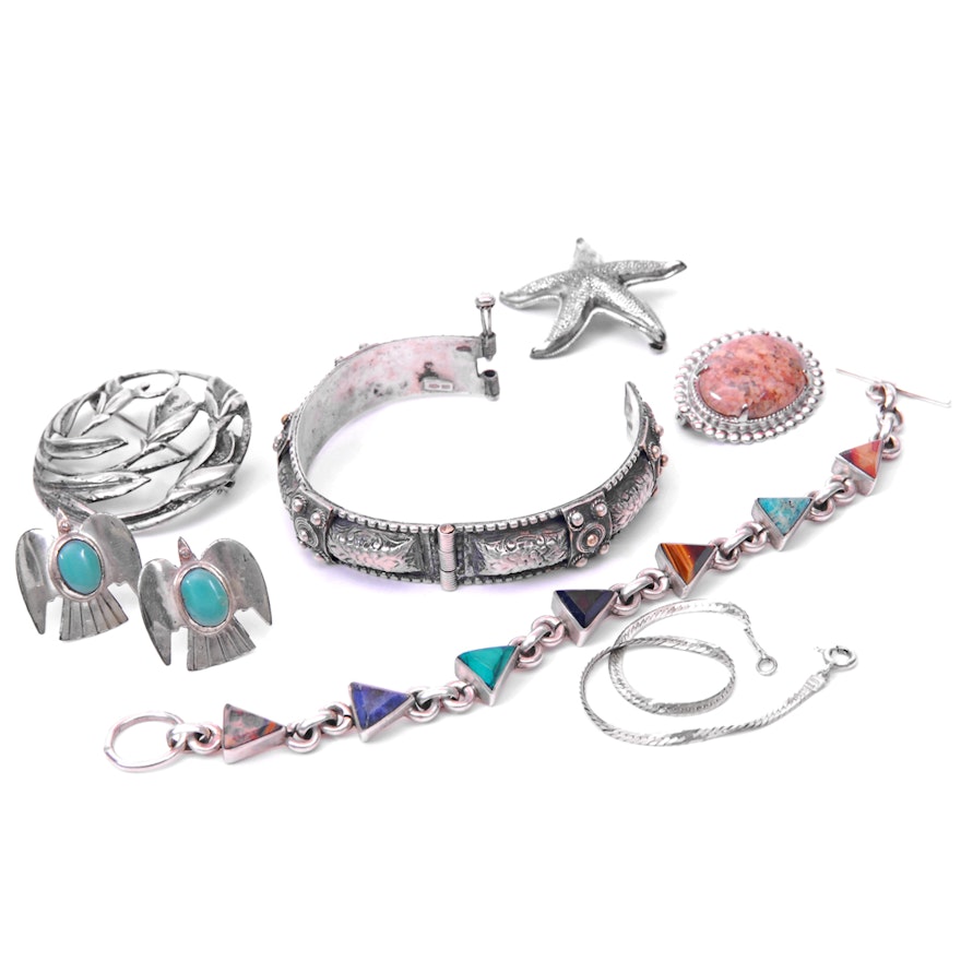 800 Silver and Sterling Silver Jewelry Collection
