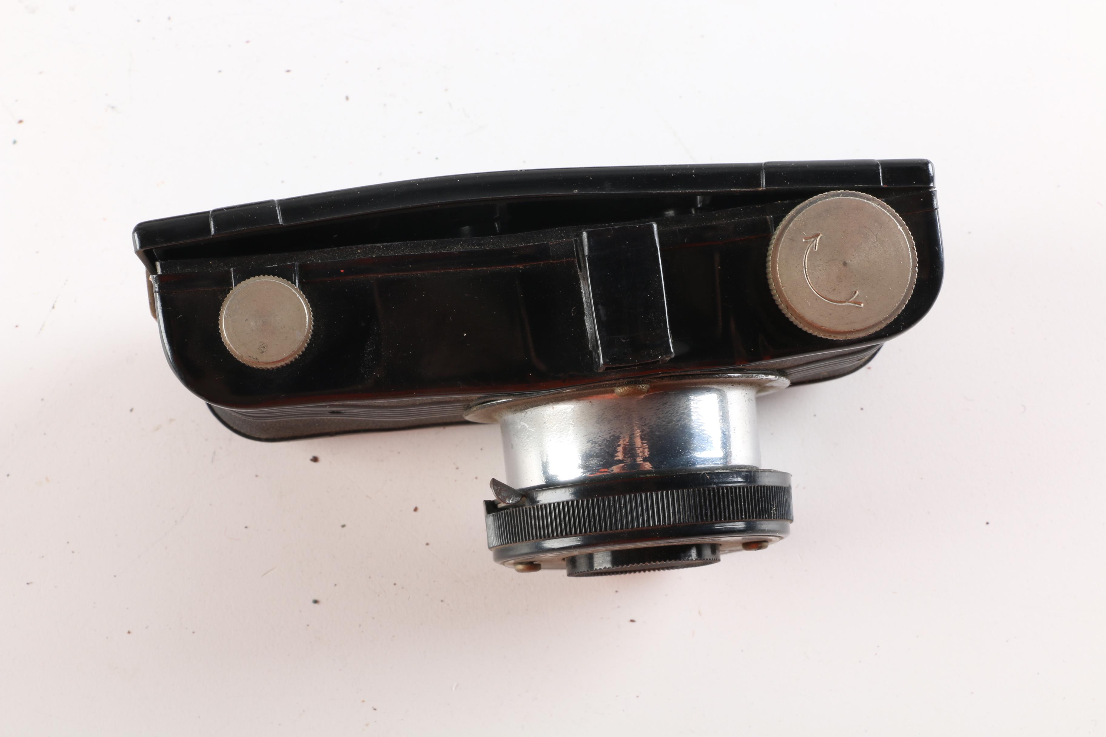 Mid 20th Century Ansco Readyflash and Elgin Miniature Bakelite Camera