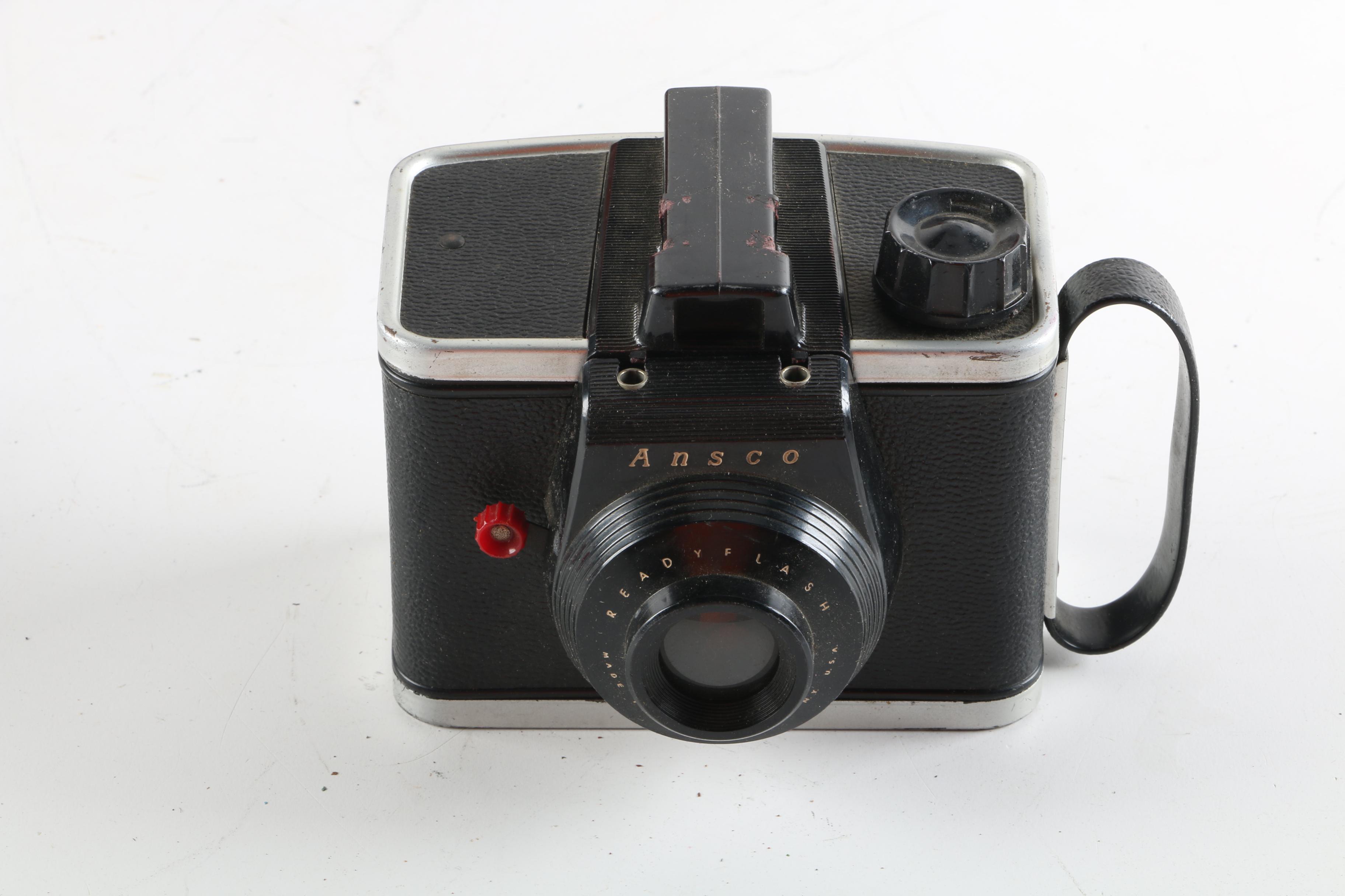 Mid 20th Century Ansco Readyflash and Elgin Miniature Bakelite Camera