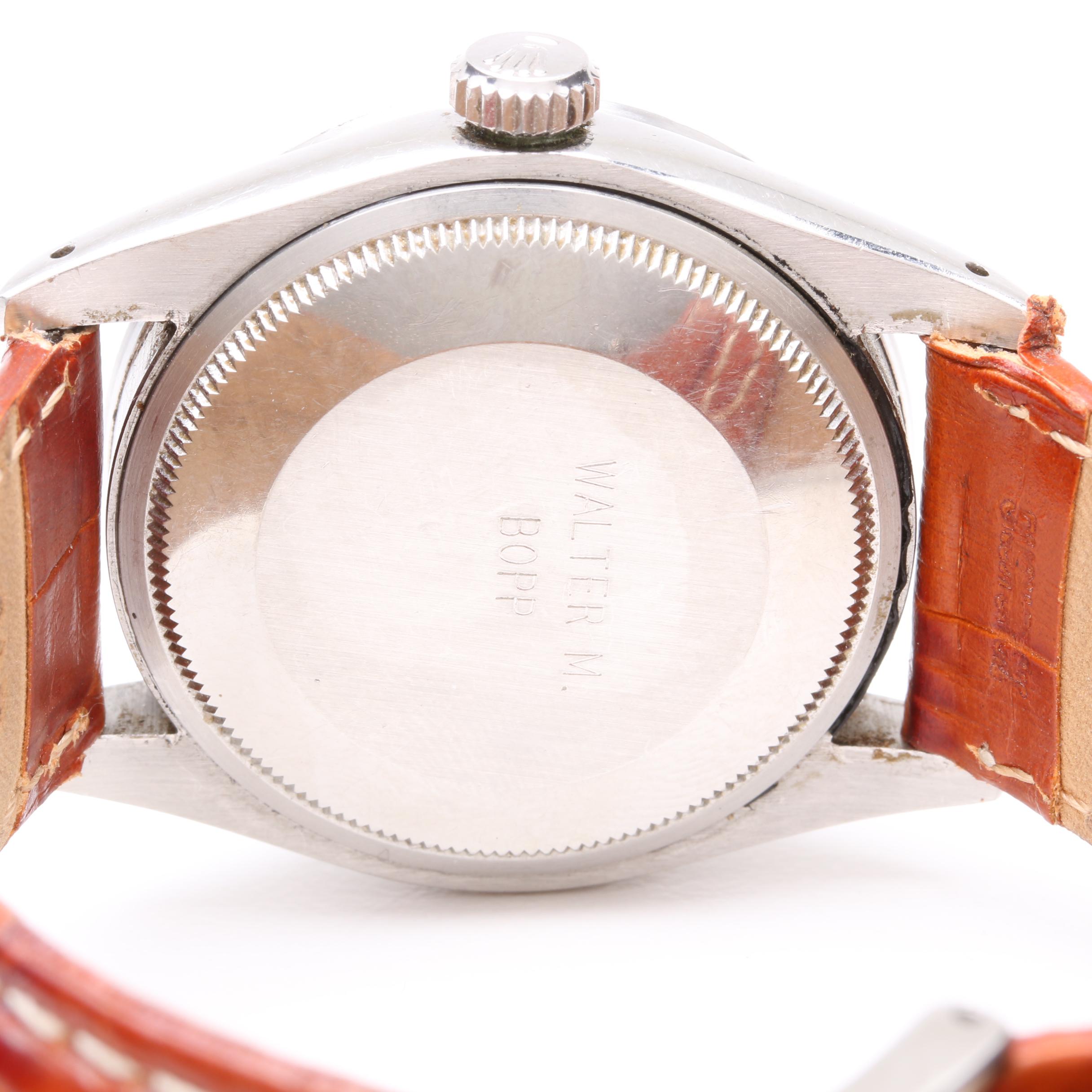 Circa 1974 Rolex Stainless Steel Perpetual Date Watch