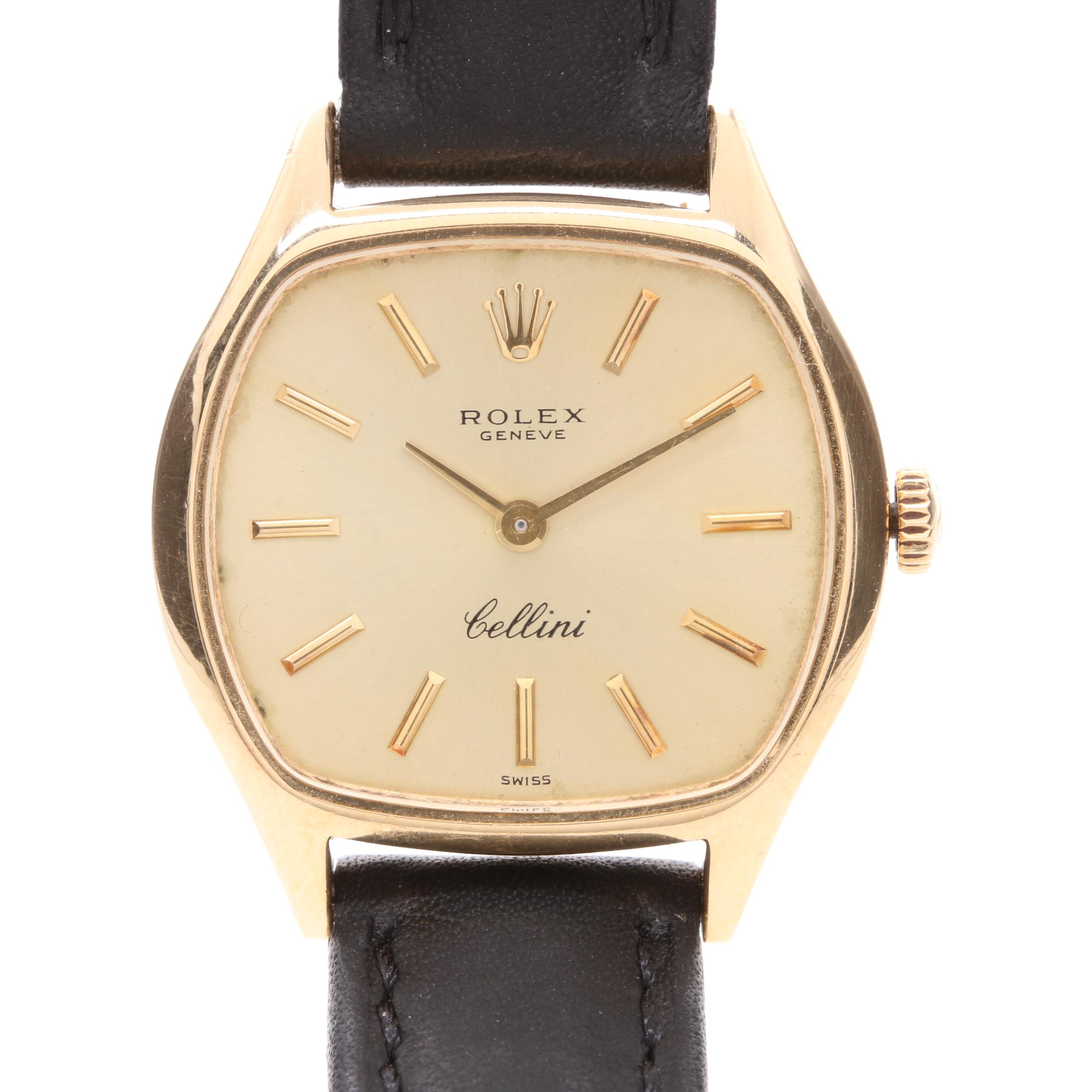 Rolex 18K Yellow Gold Cellini Watch