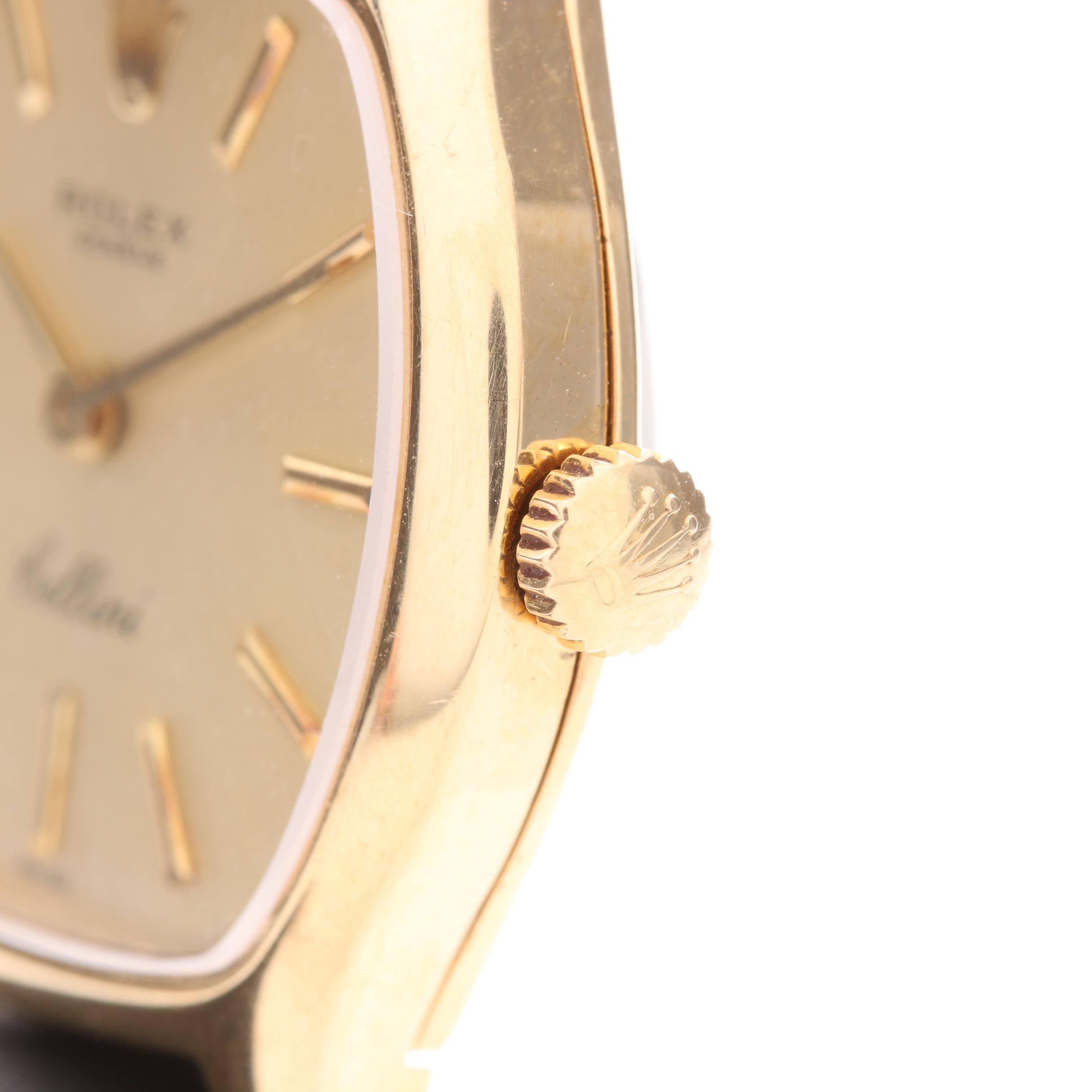 Rolex 18K Yellow Gold Cellini Watch