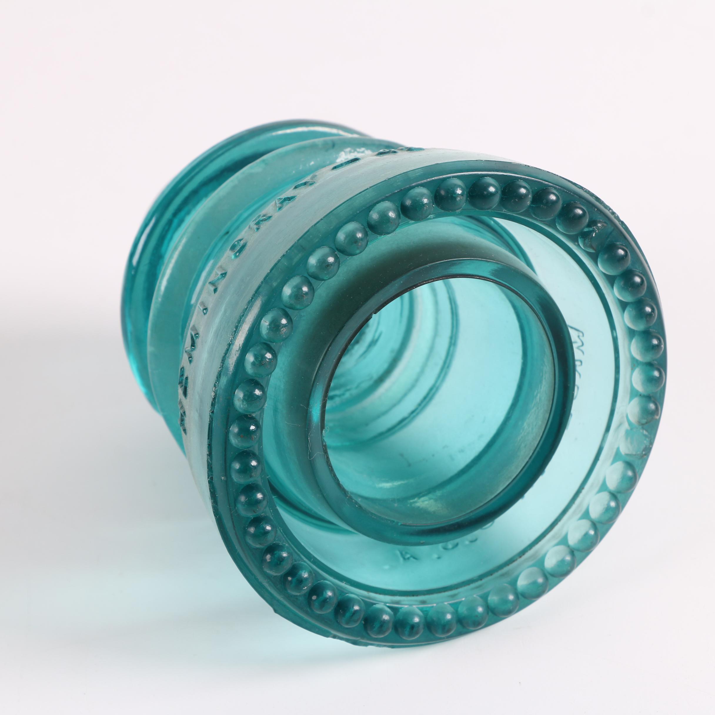 Vintage Blue Hemingray Insulators