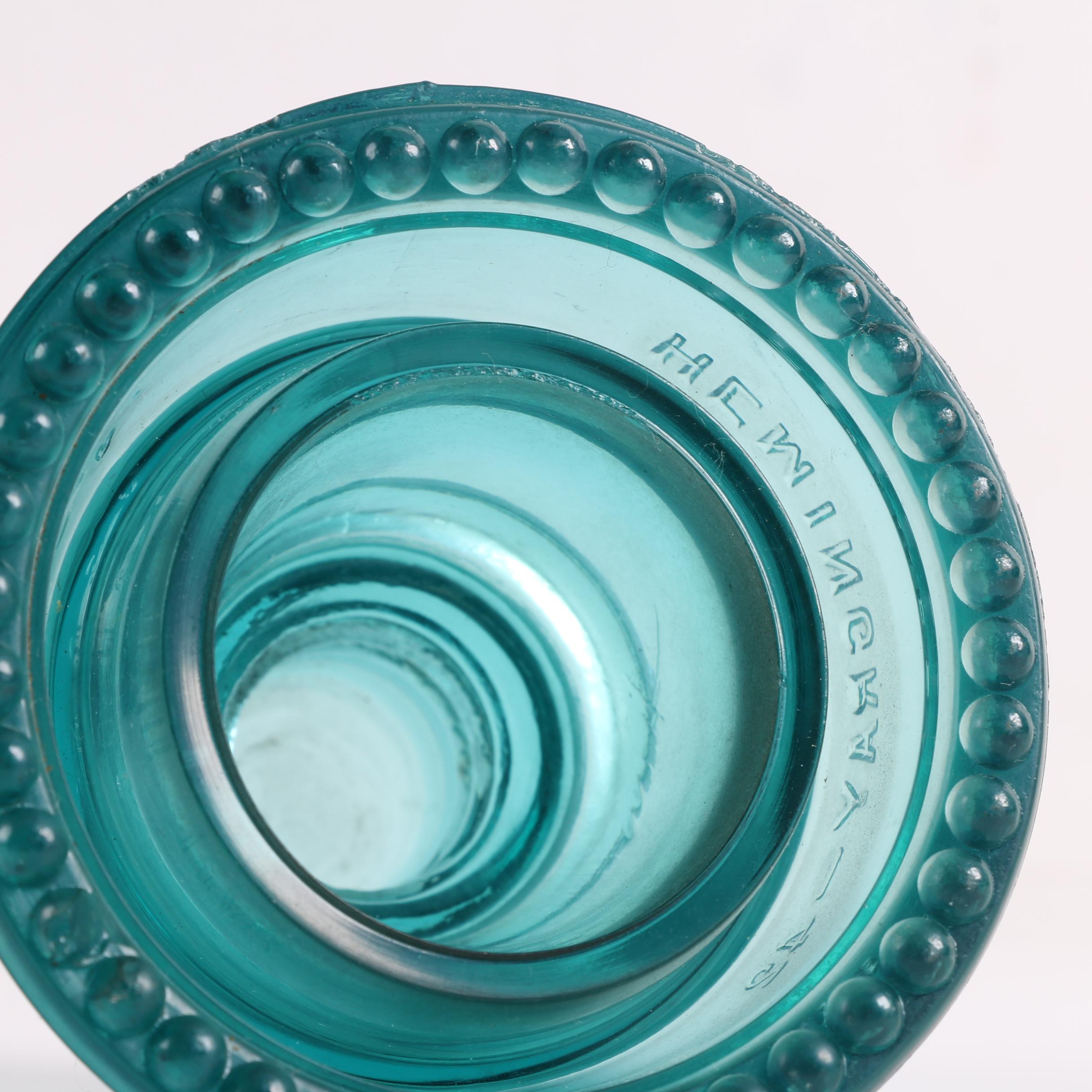 Vintage Blue Hemingray Insulators