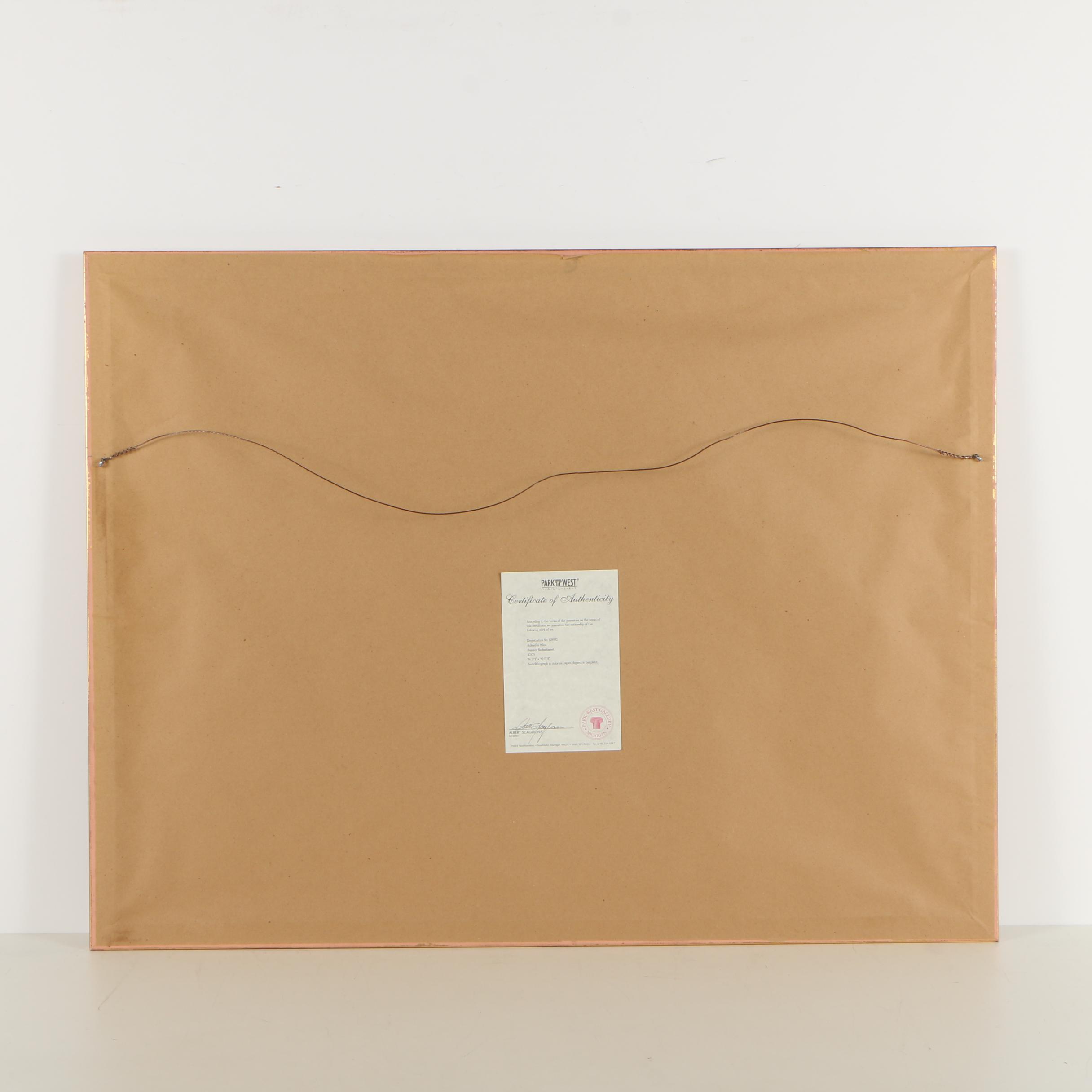 Seriolithograph After Kevin Miles and Wendy Schaefer-Miles "Summer Enchantment"