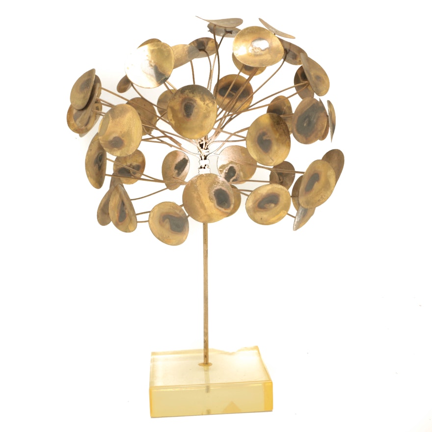 Brass Tree Sculpture