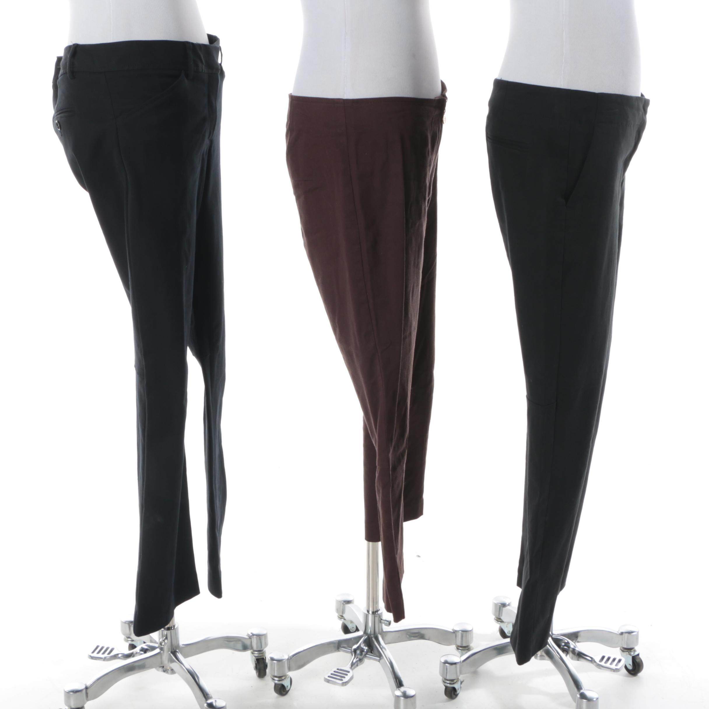 Women's Tory Burch and Theory Cotton Blend Pants