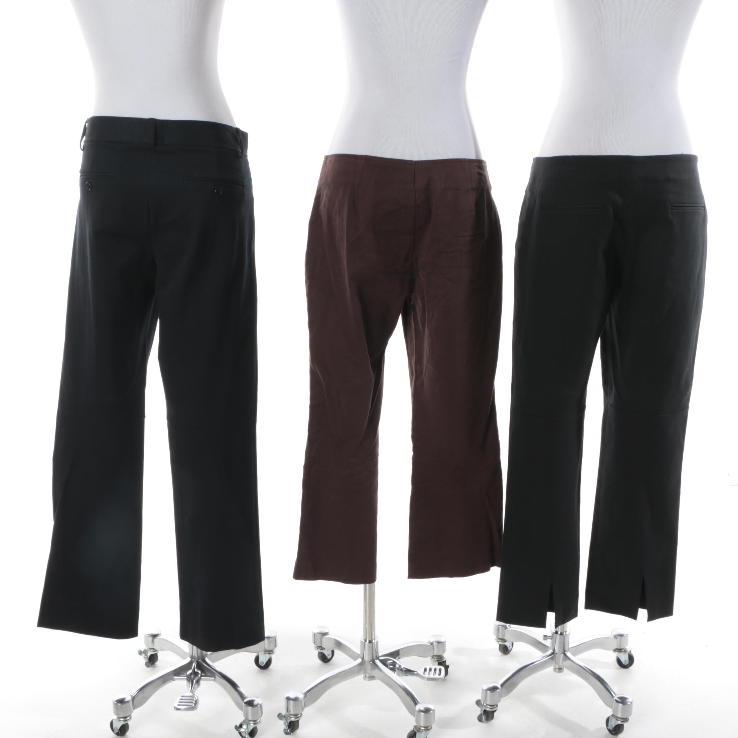 Women's Tory Burch and Theory Cotton Blend Pants