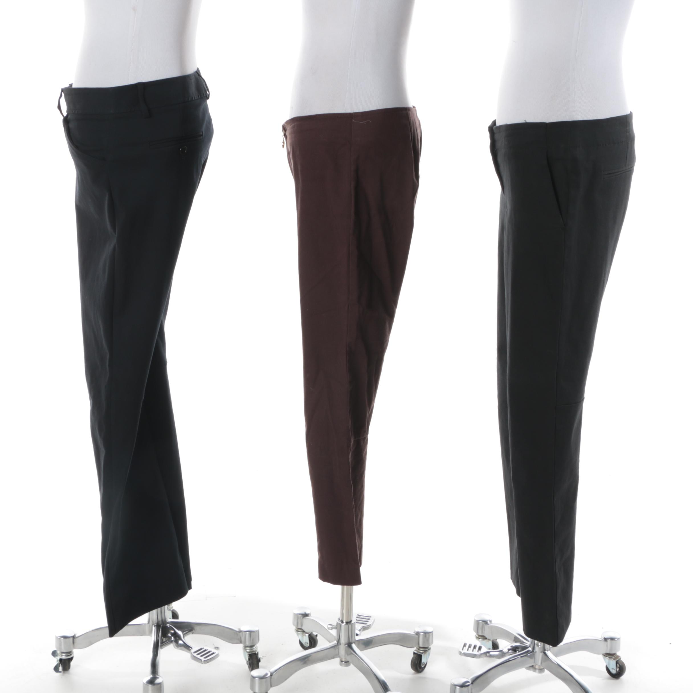 Women's Tory Burch and Theory Cotton Blend Pants