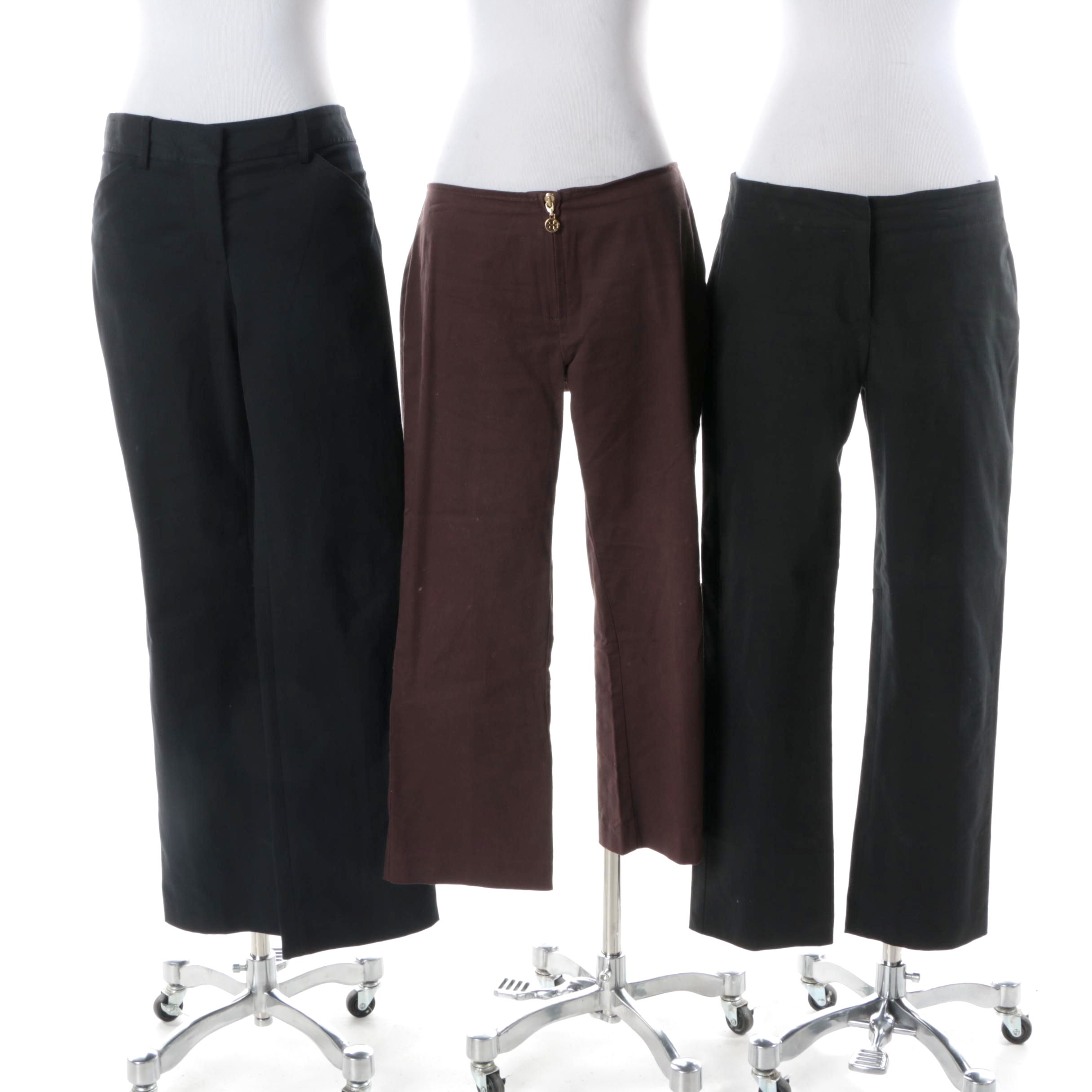 Women's Tory Burch and Theory Cotton Blend Pants