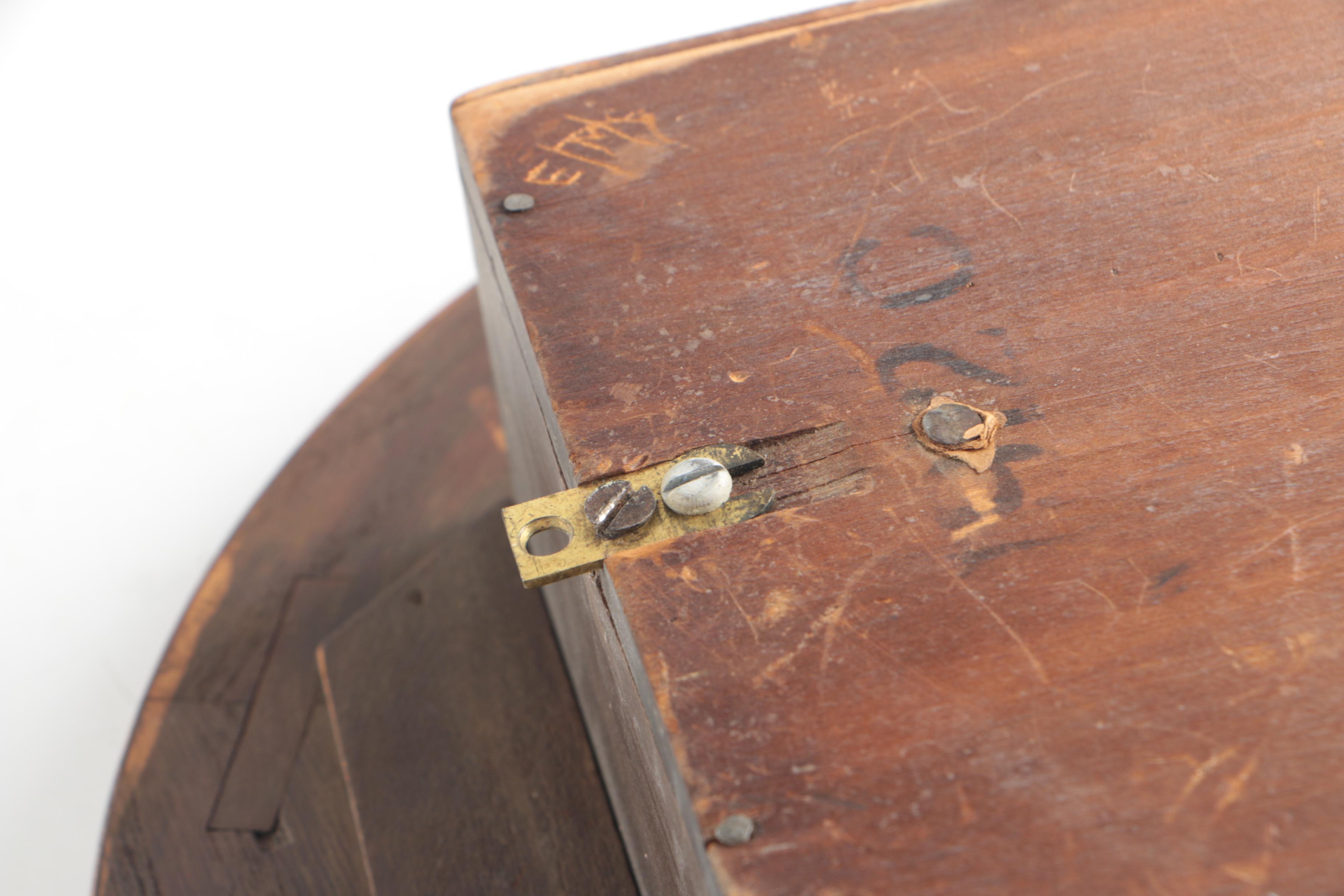 Circa 1920 Seth Thomas Oak Gallery Style Wall Clock