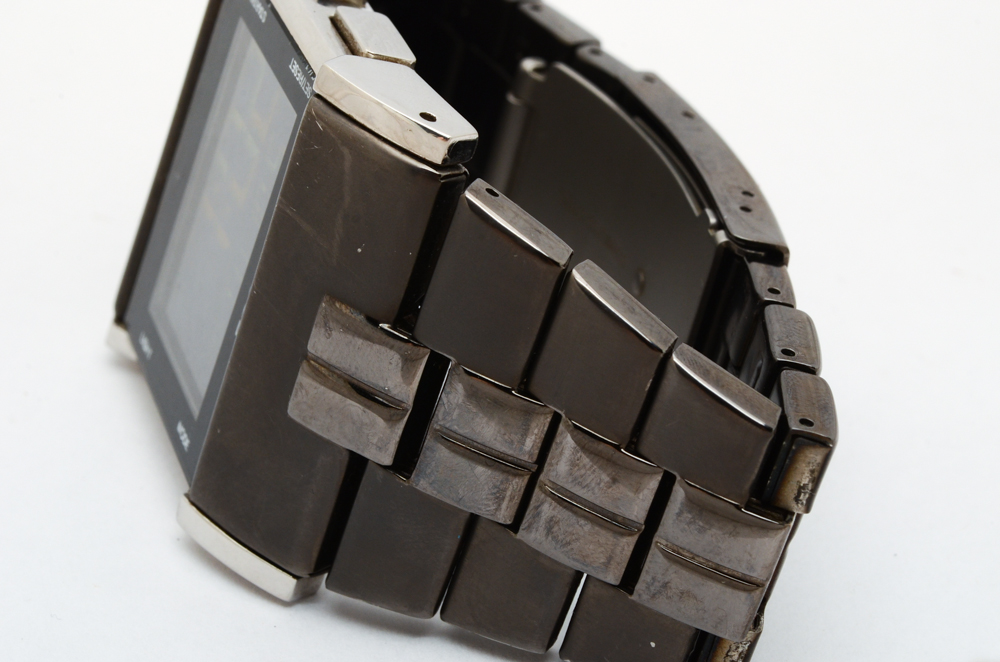 Fossil Digital Stainless Steel Watch