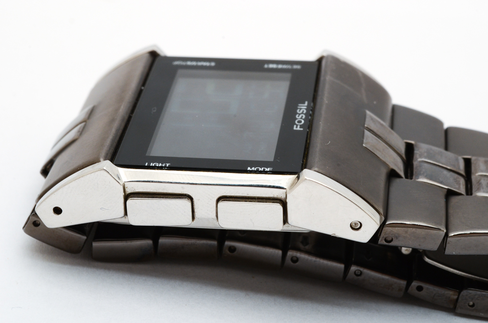 Fossil Digital Stainless Steel Watch