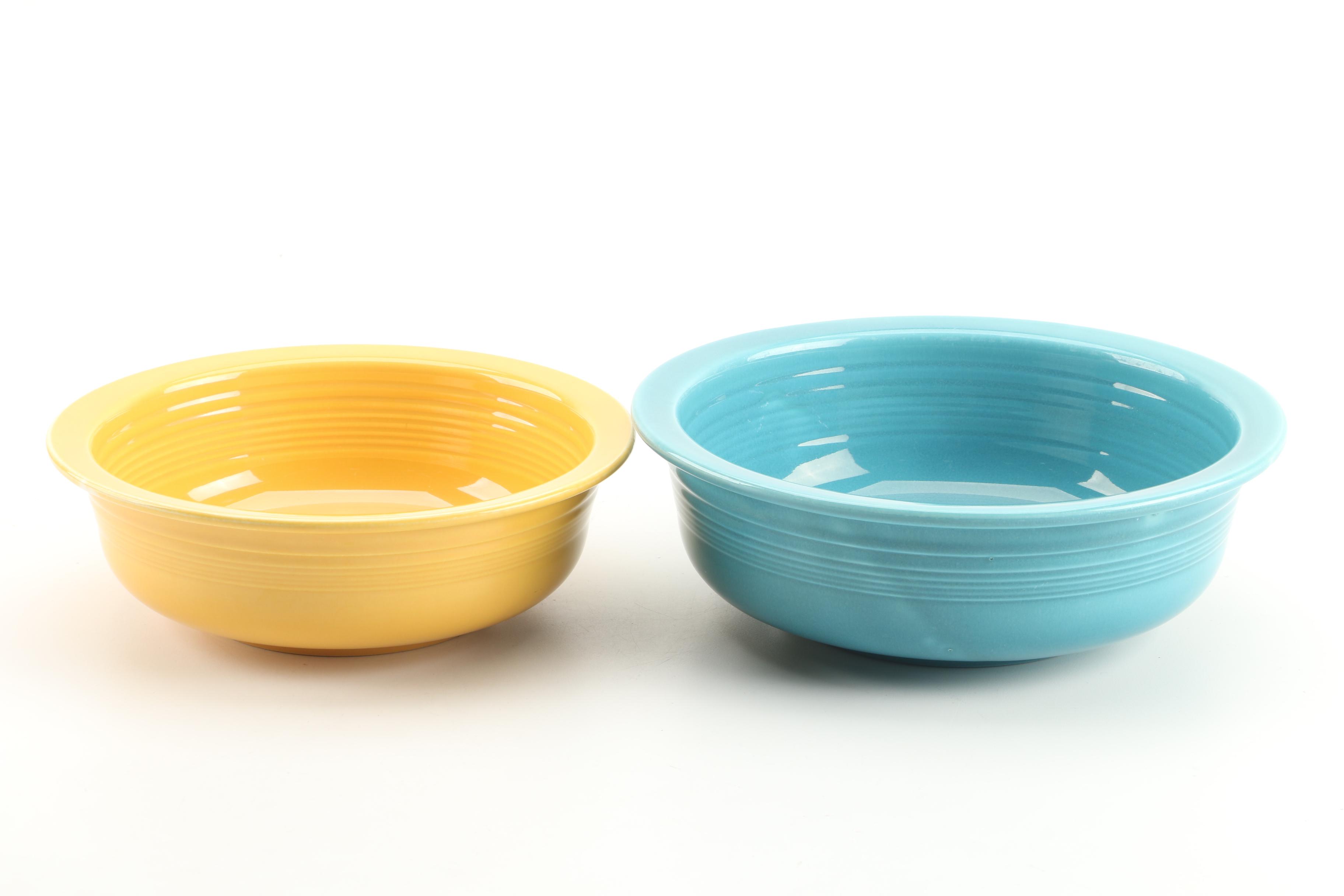 Homer Laughlin "Fiesta" Serving Bowls